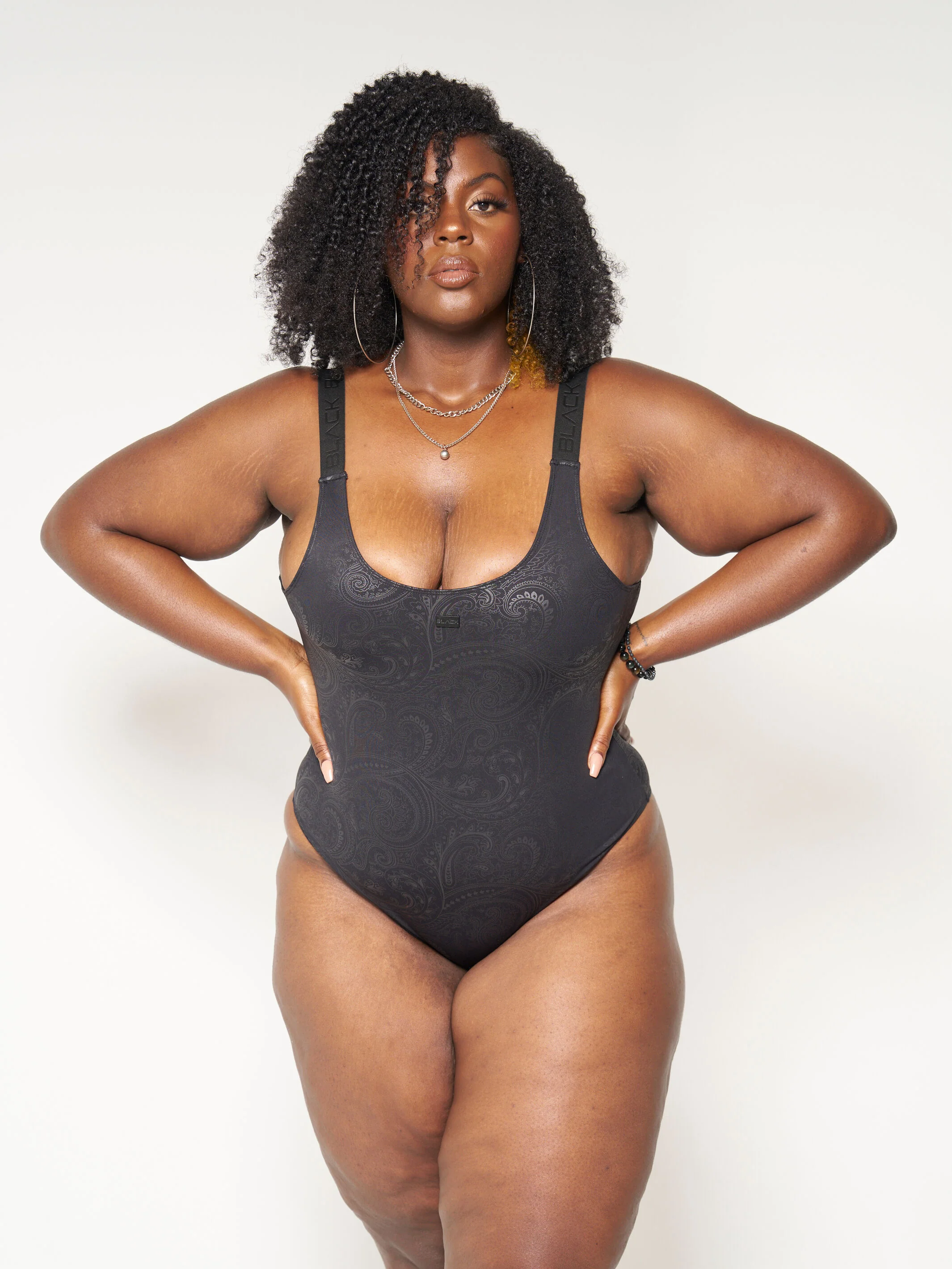 Actively Black 1 Piece Swimsuit - Image 29