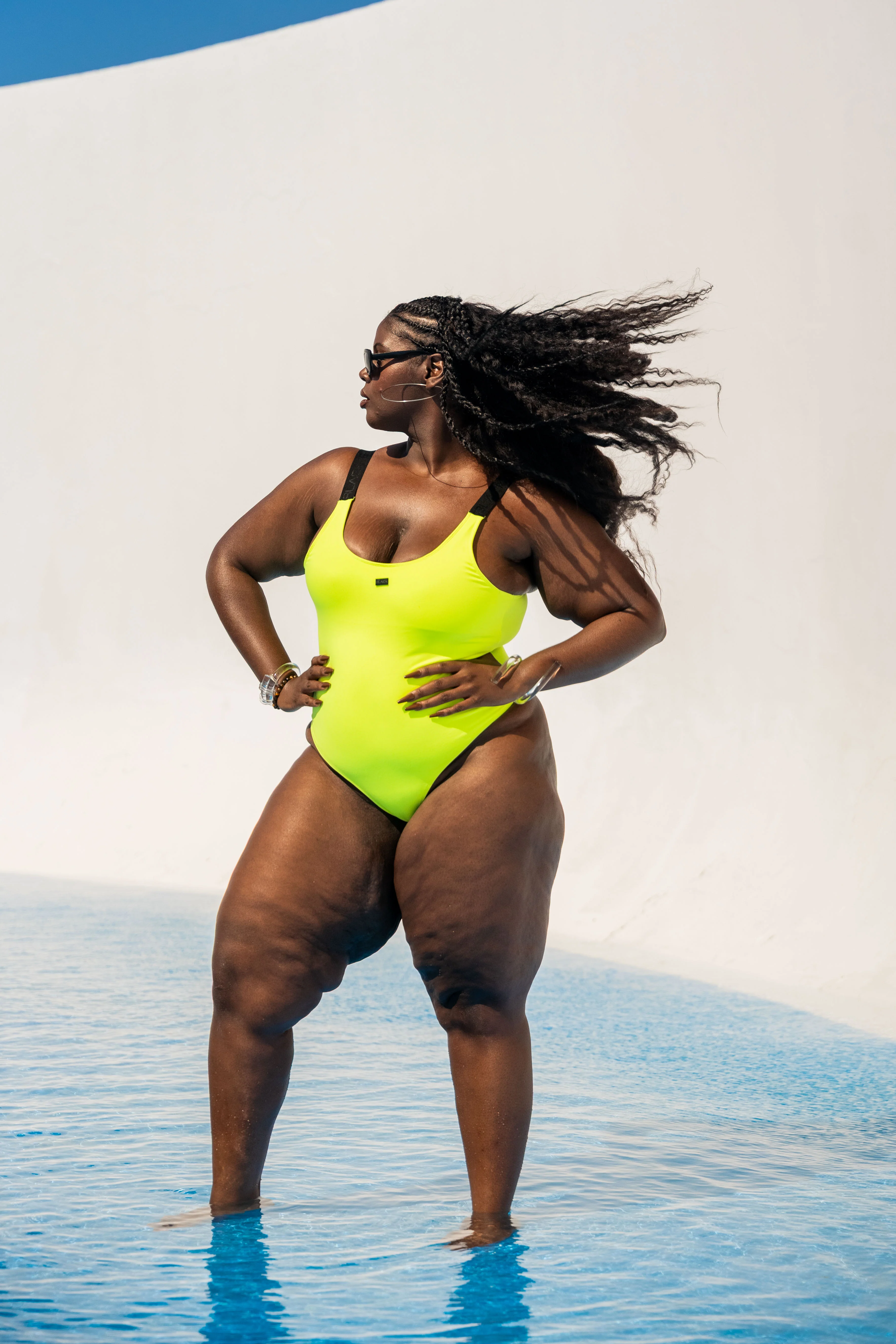Actively Black 1 Piece Swimsuit - Image 6