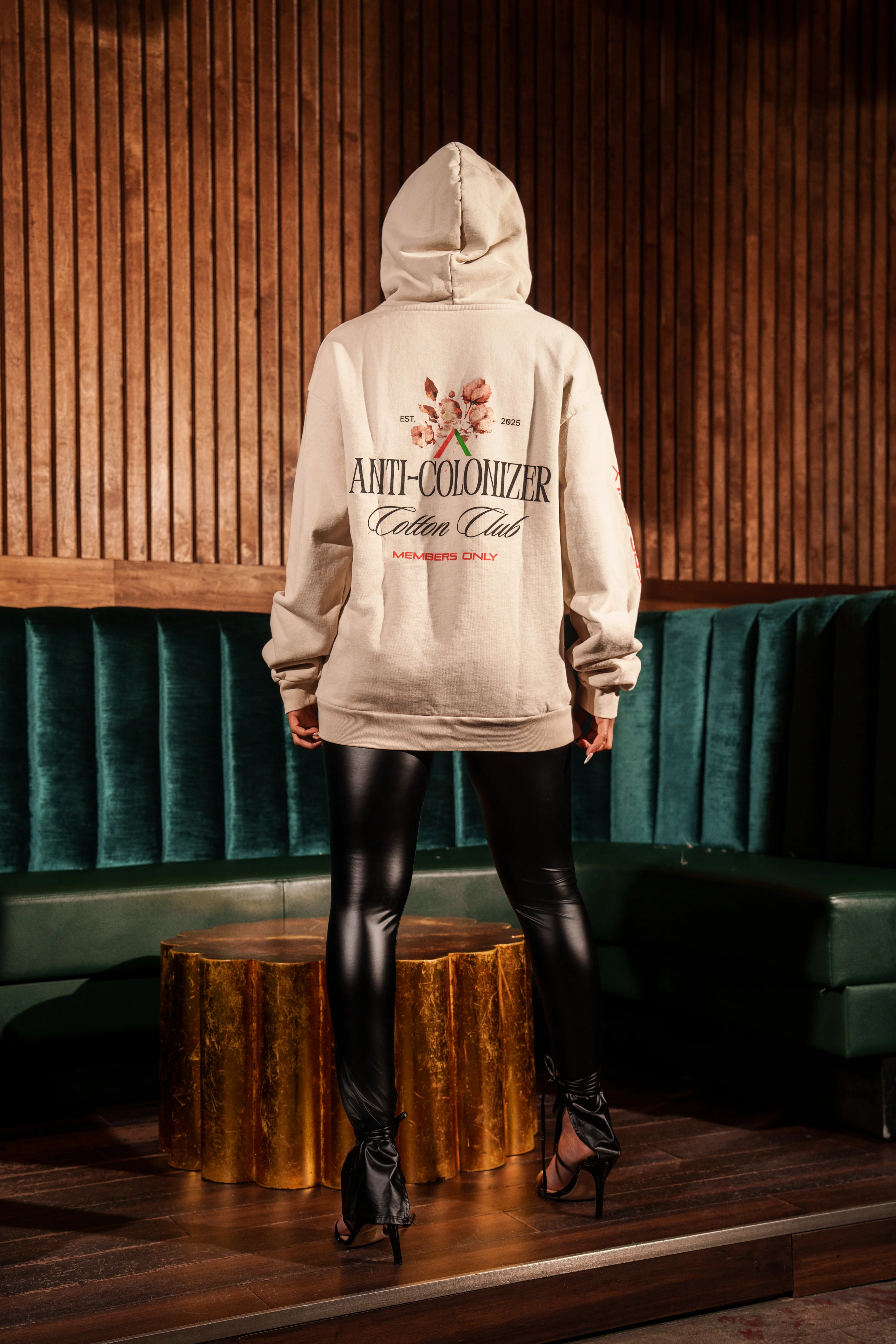 Actively Black Cotton Anti-Colonizer Hoodie - Image 6