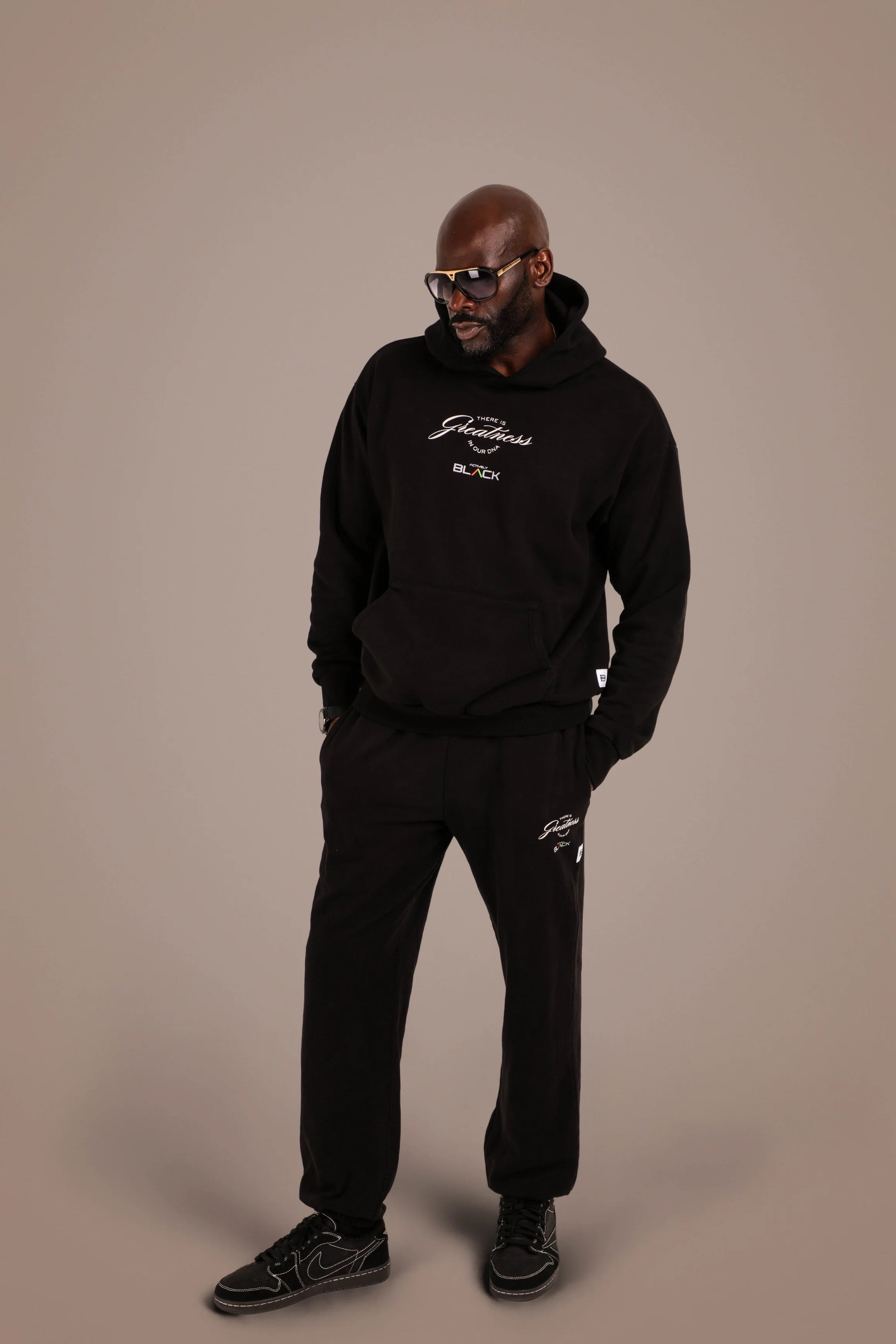 Actively Black Cotton Greatness Hoodie - Image 4
