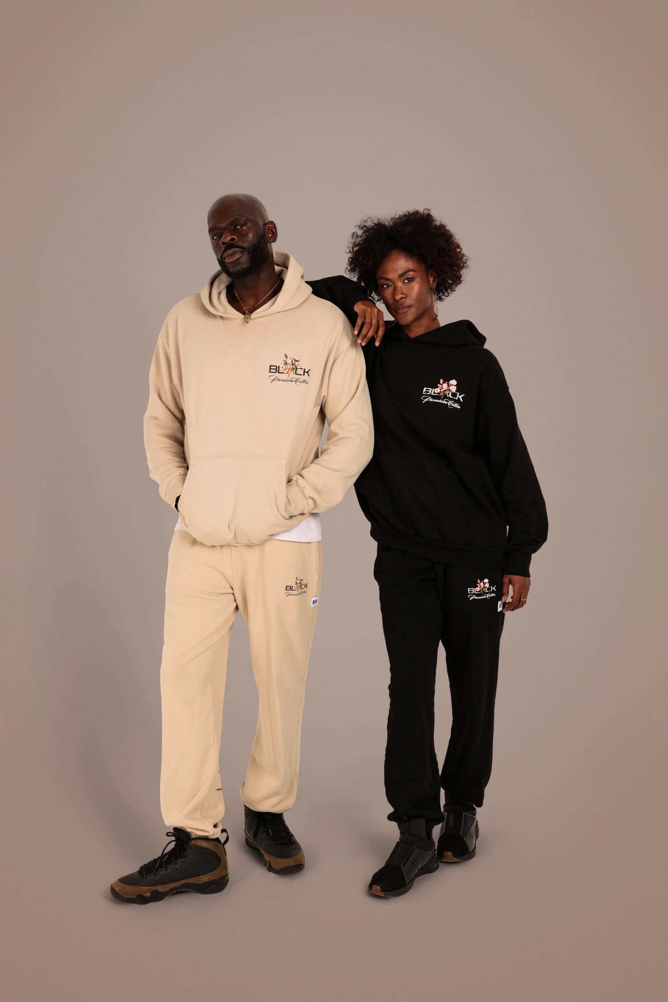 Actively Black Cotton Logo Hoodie - Image 16