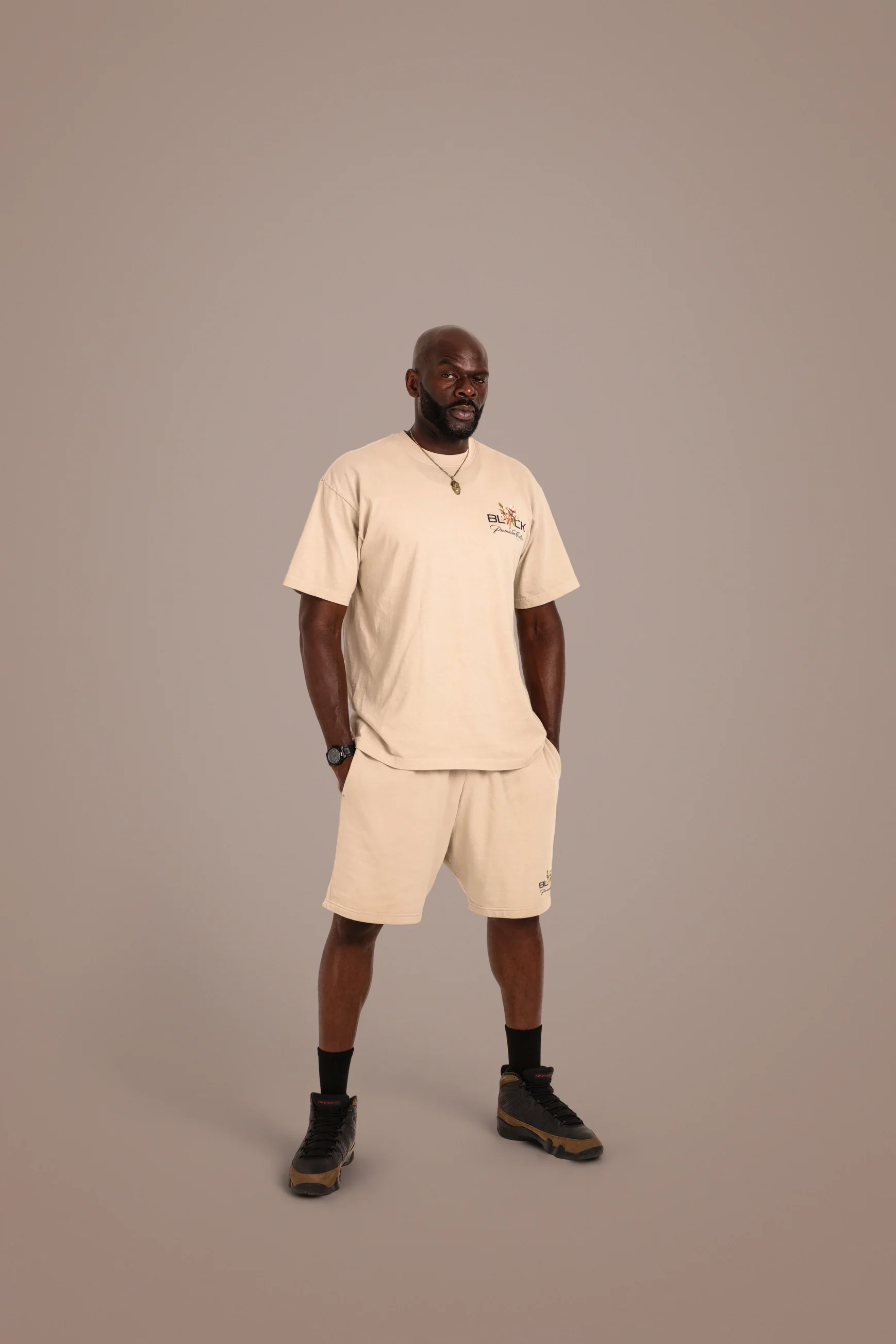 Actively Black Cotton Logo Shirt - Image 10