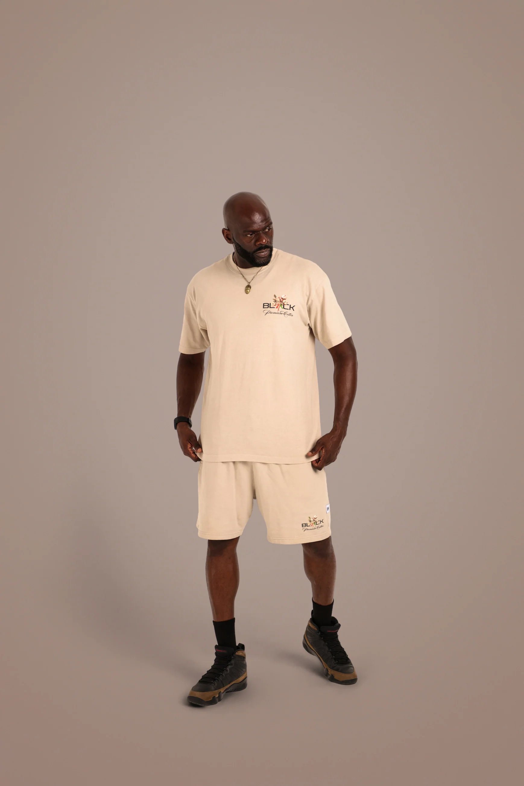 Actively Black Cotton Logo Shirt - Image 11