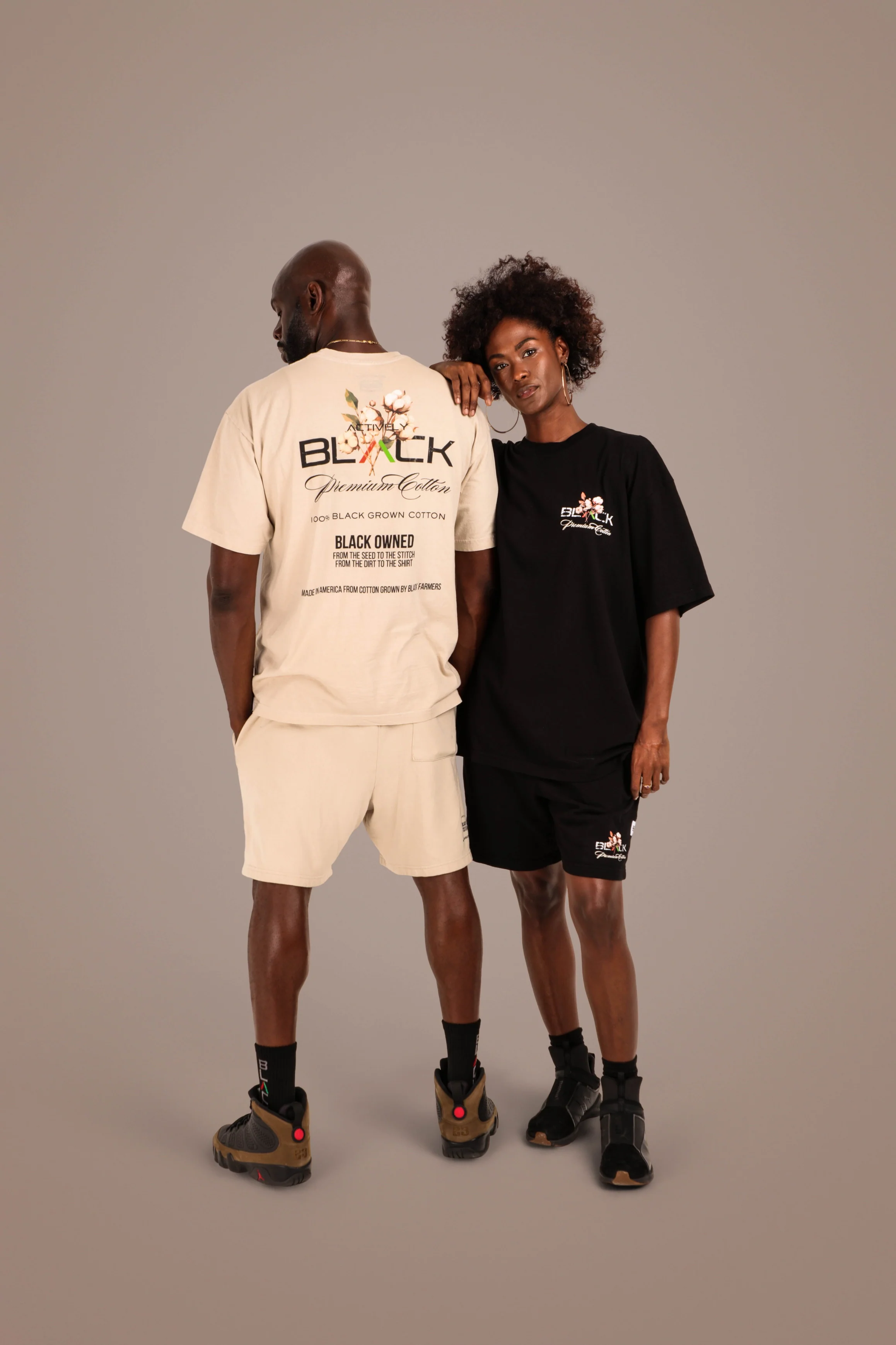 Actively Black Cotton Logo Shirt - Image 13