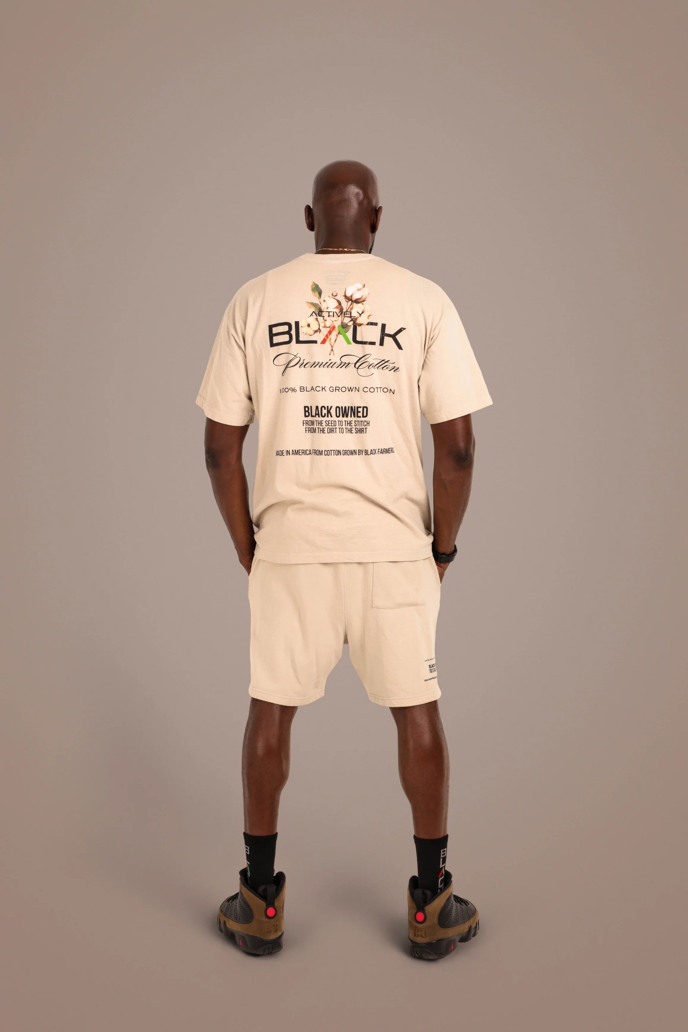 Actively Black Cotton Logo Shirt - Image 14