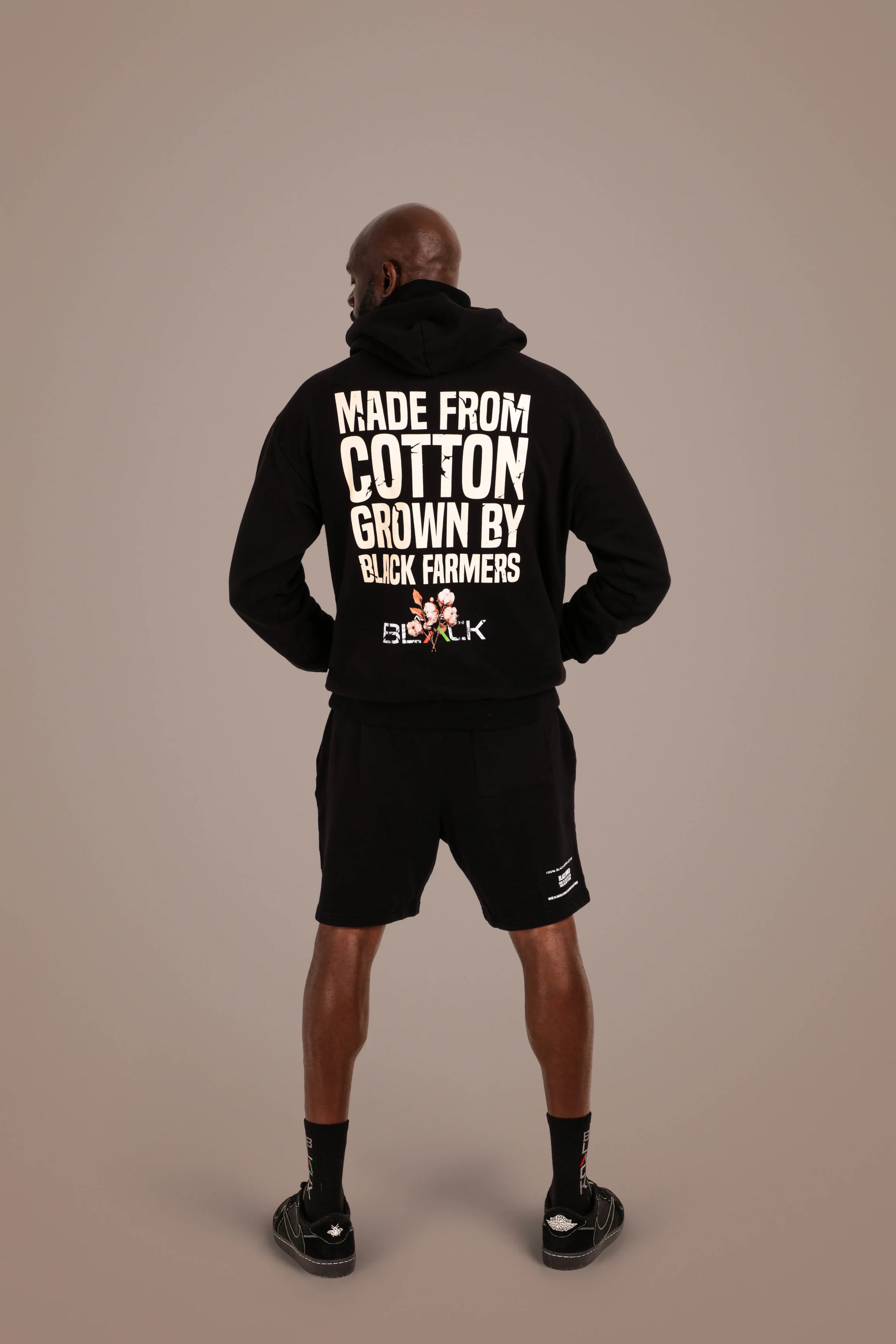 Actively Black Cotton MADE Hoodie - Image 3