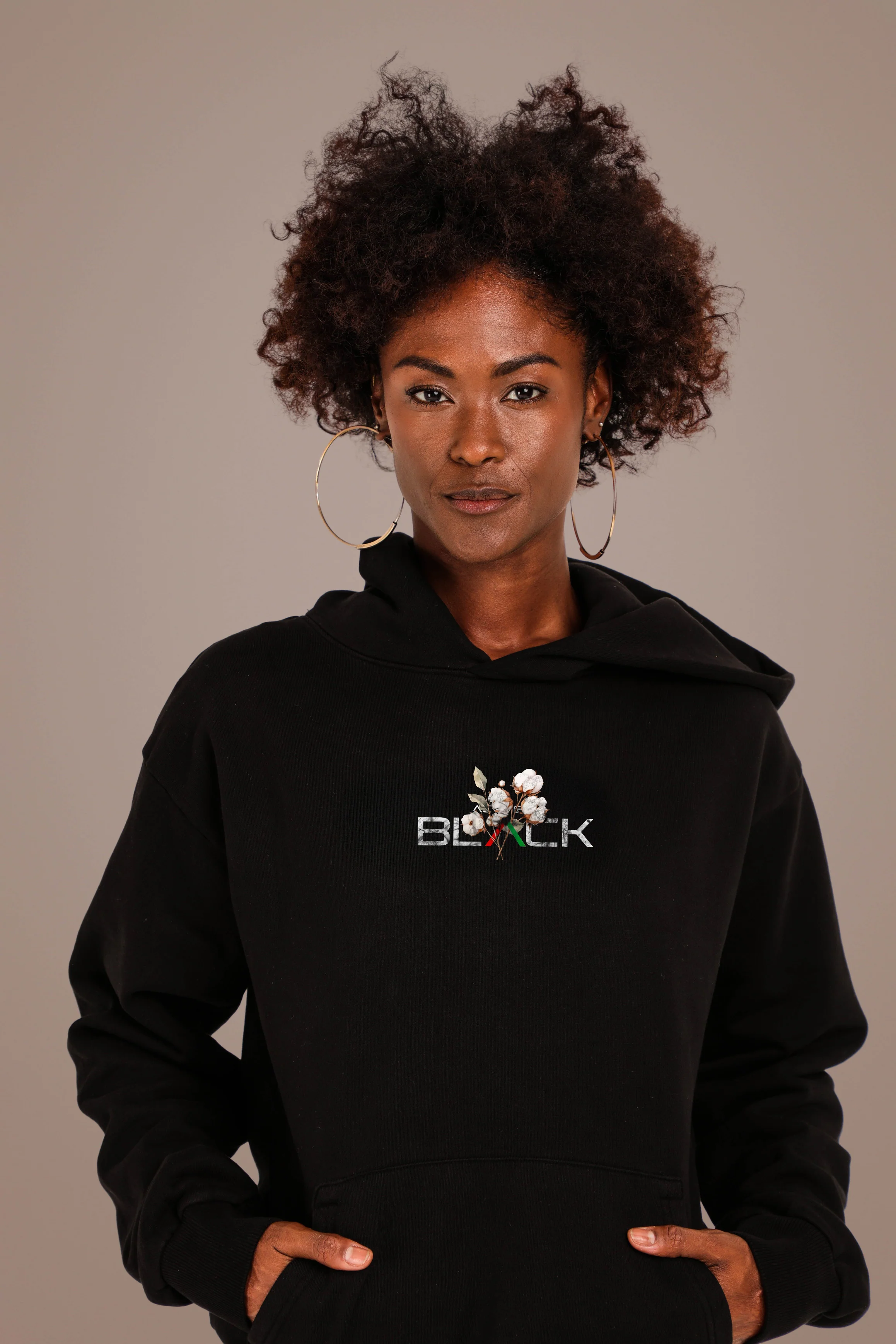 Actively Black Cotton MADE Hoodie - Image 4