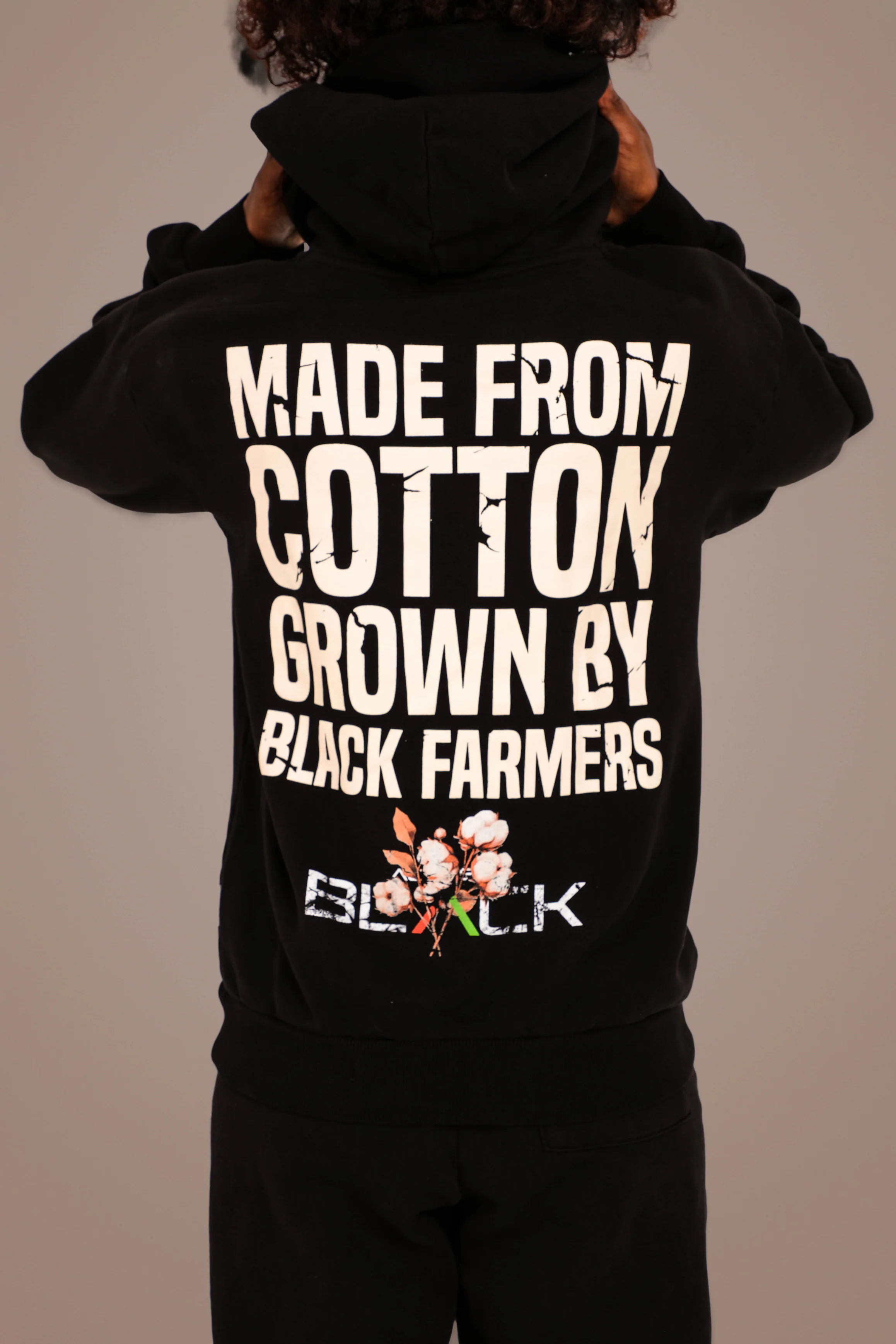 Actively Black Cotton MADE Hoodie - Image 5