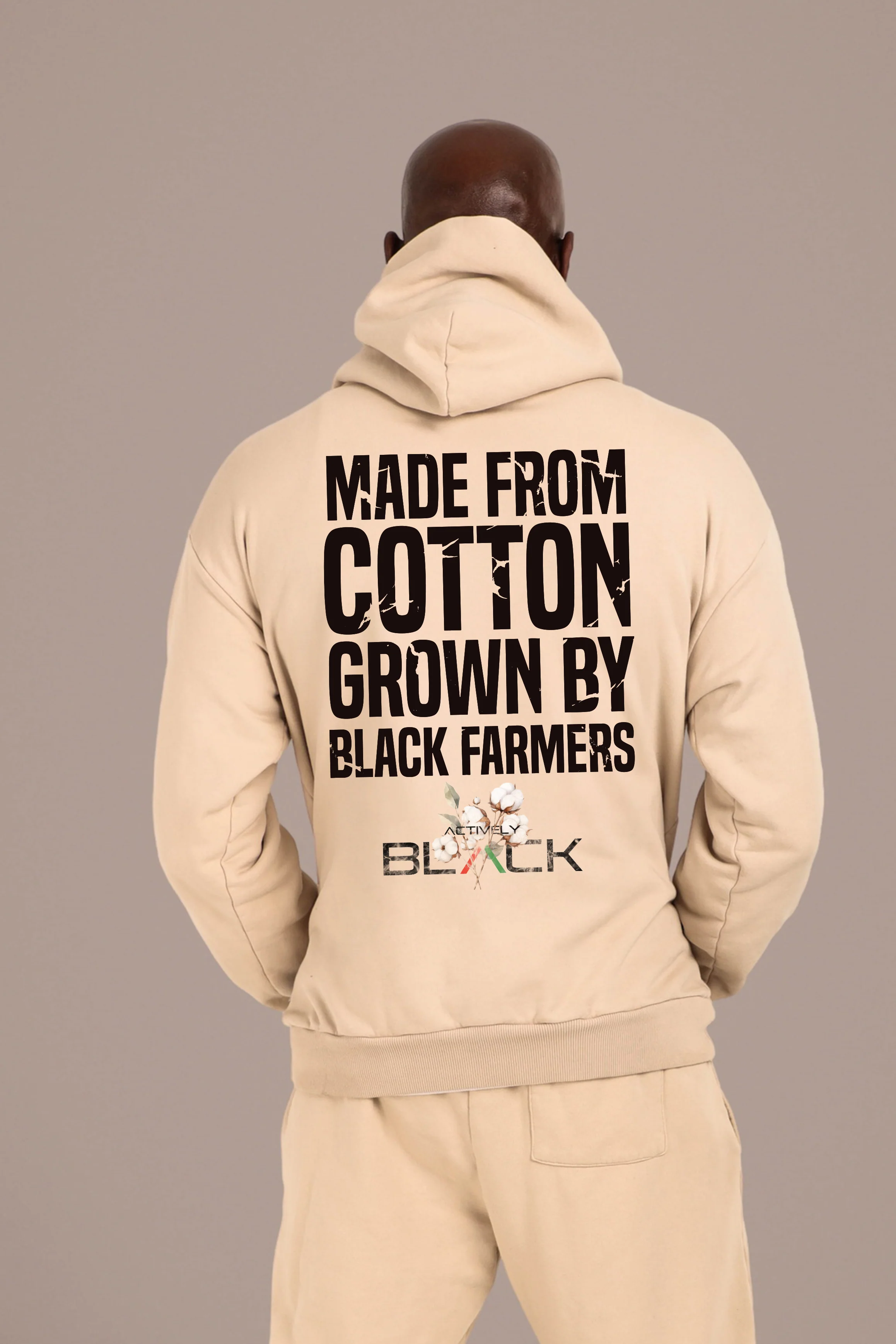 Actively Black Cotton MADE Hoodie - Image 8
