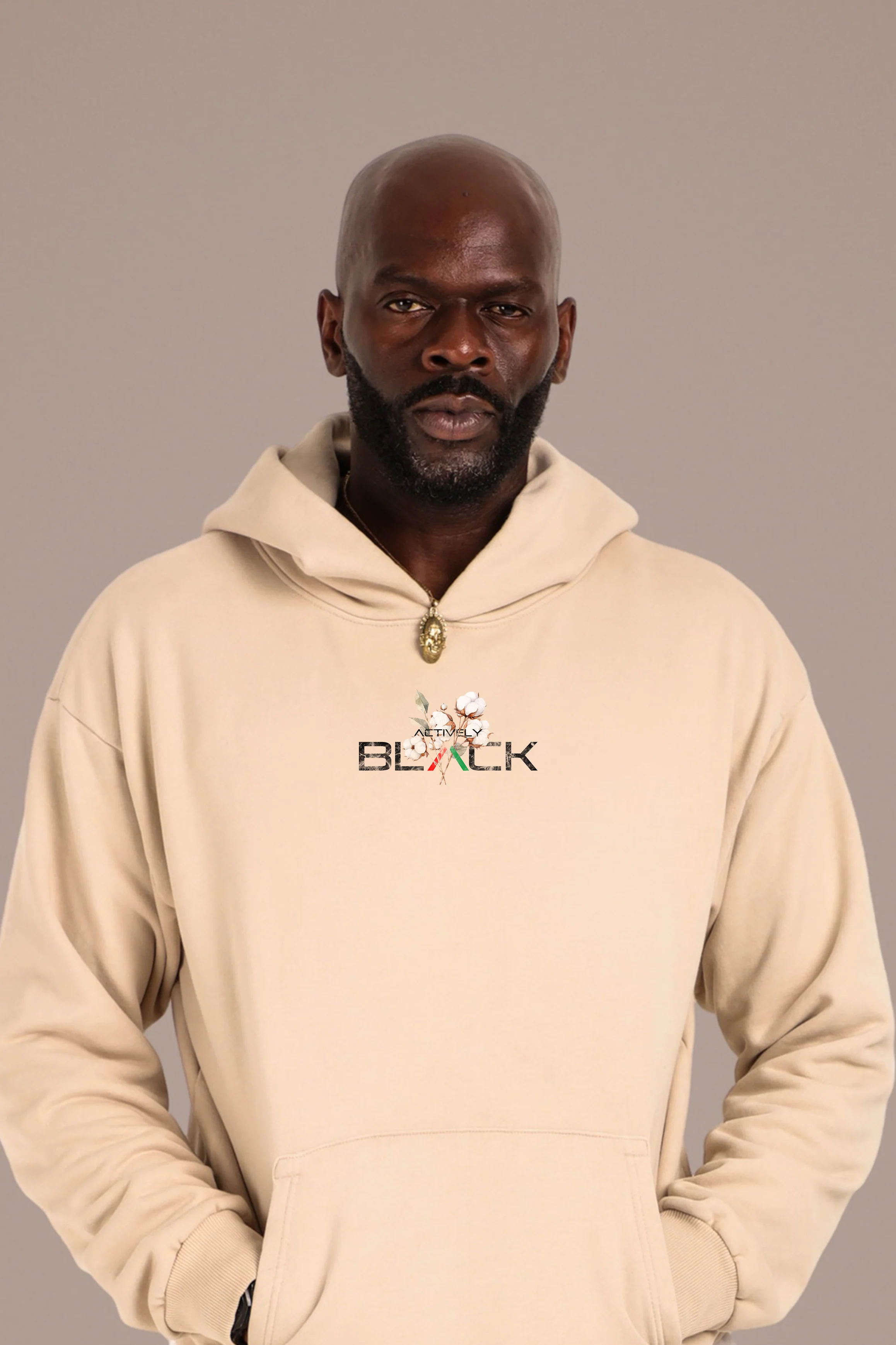 Actively Black Cotton MADE Hoodie - Image 9