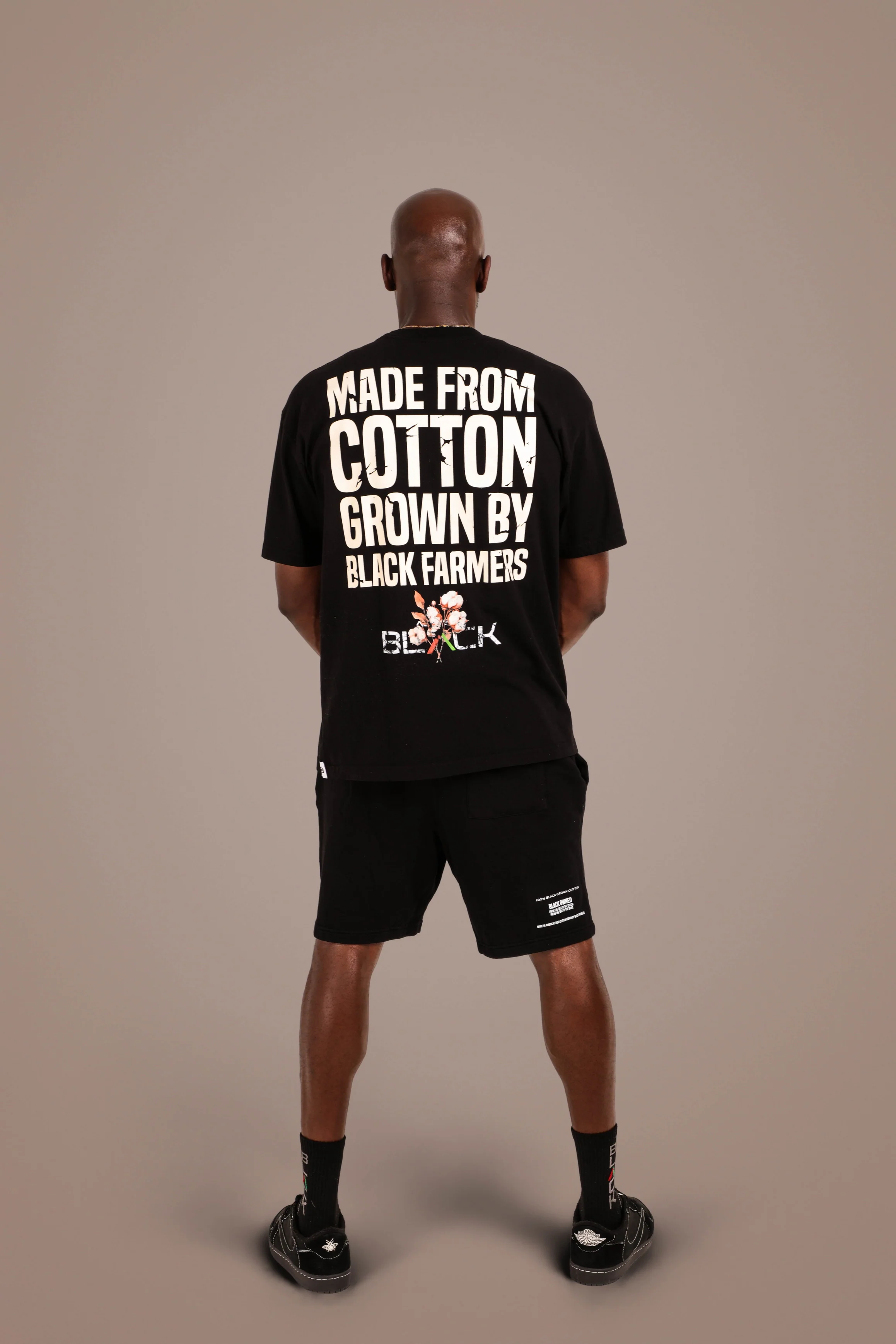Actively Black Cotton MADE Shirt - Image 5