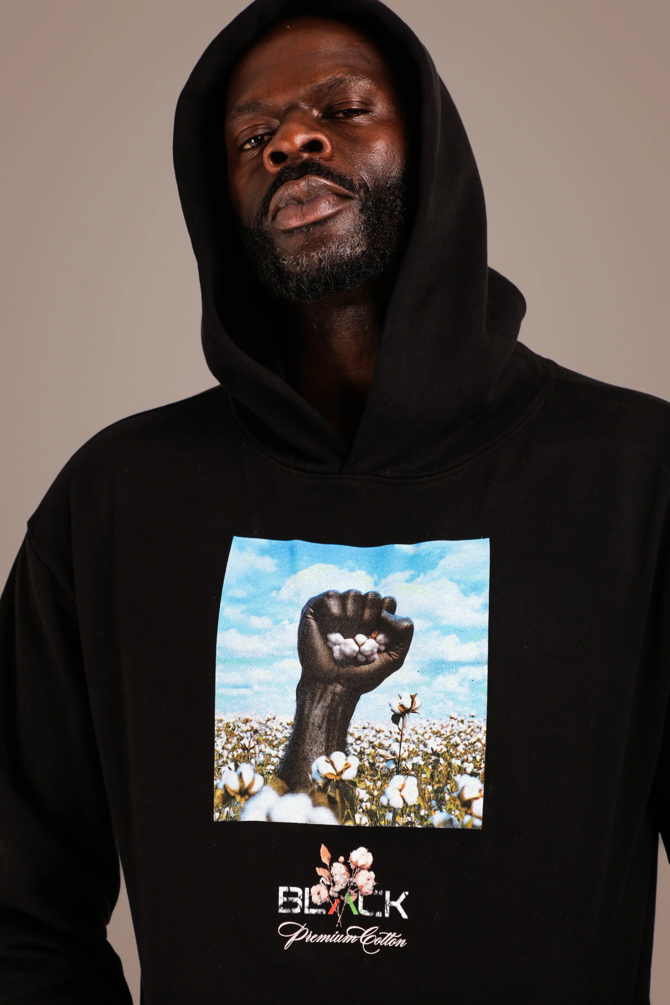 Actively Black Cotton Reclaim Hoodie - Image 5