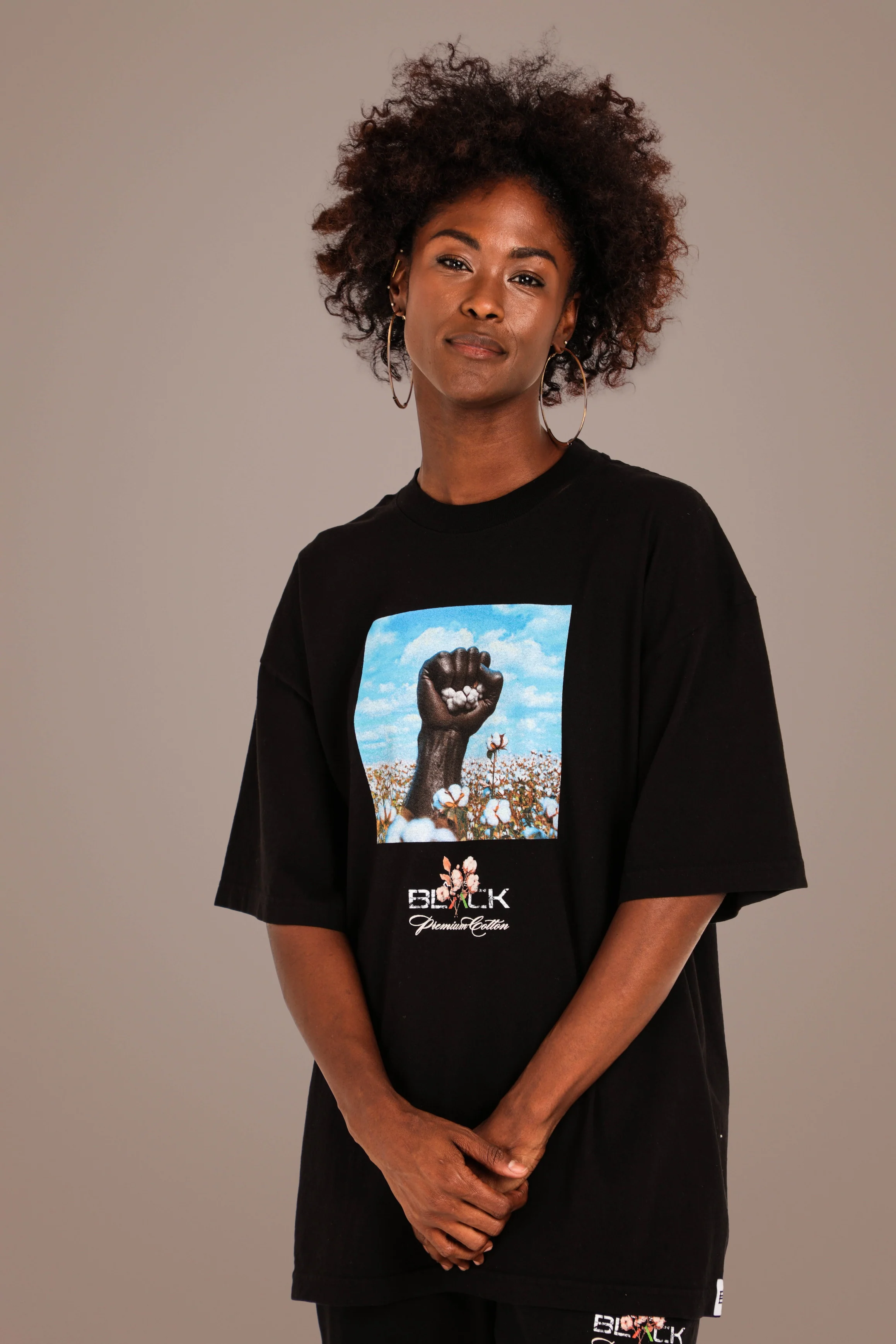 Actively Black Cotton Reclaim Shirt - Image 4