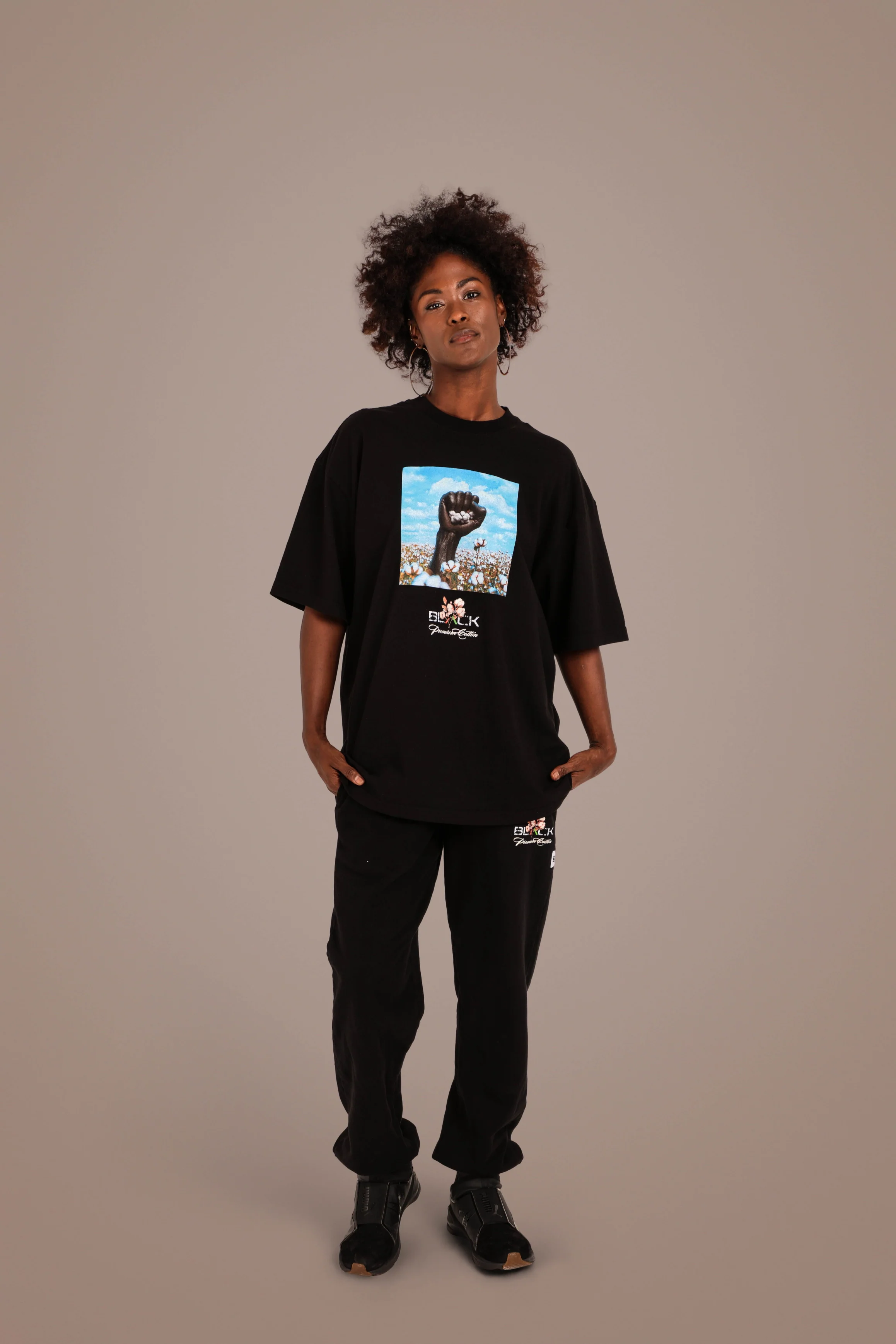 Actively Black Cotton Reclaim Shirt - Image 5