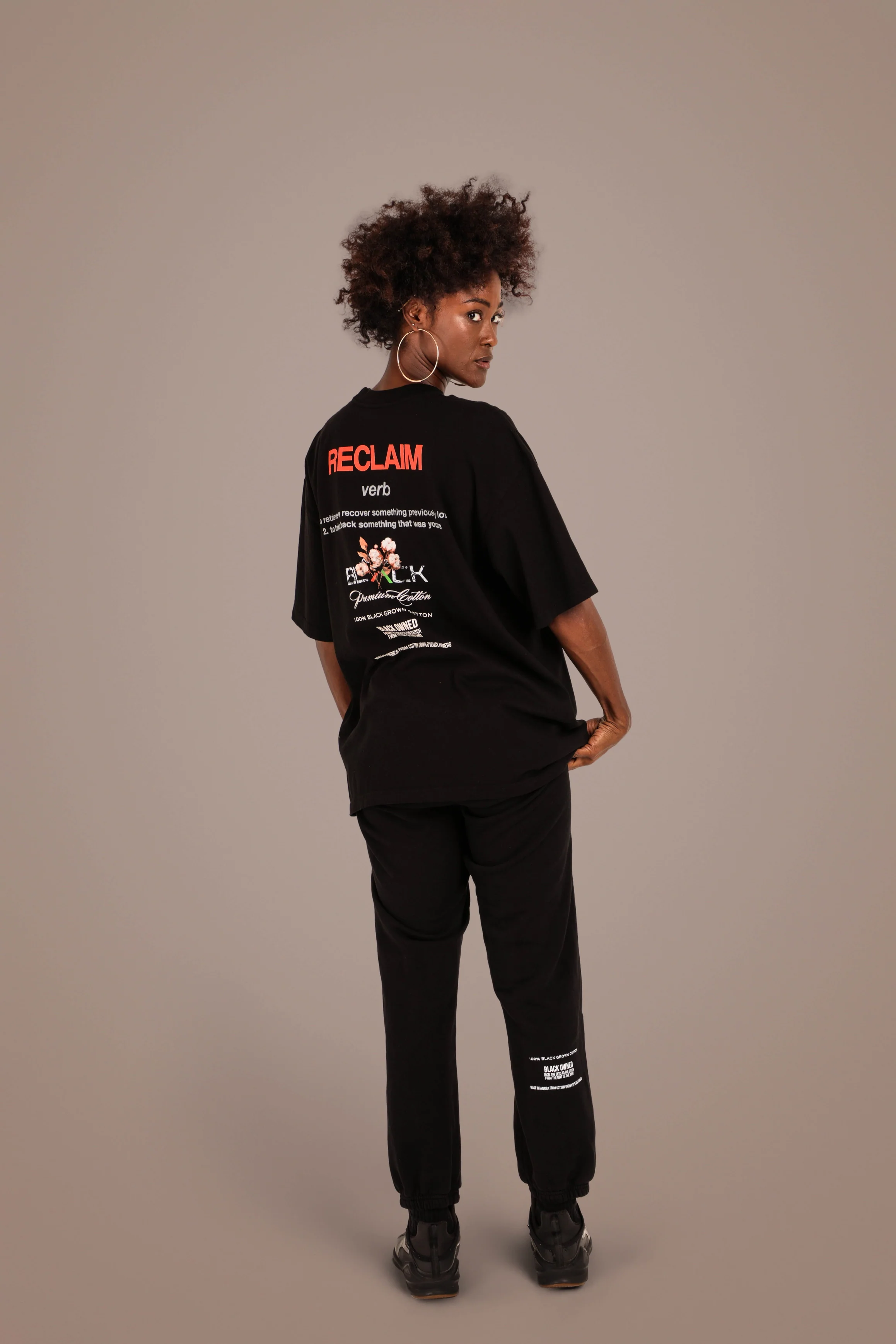 Actively Black Cotton Reclaim Shirt - Image 7