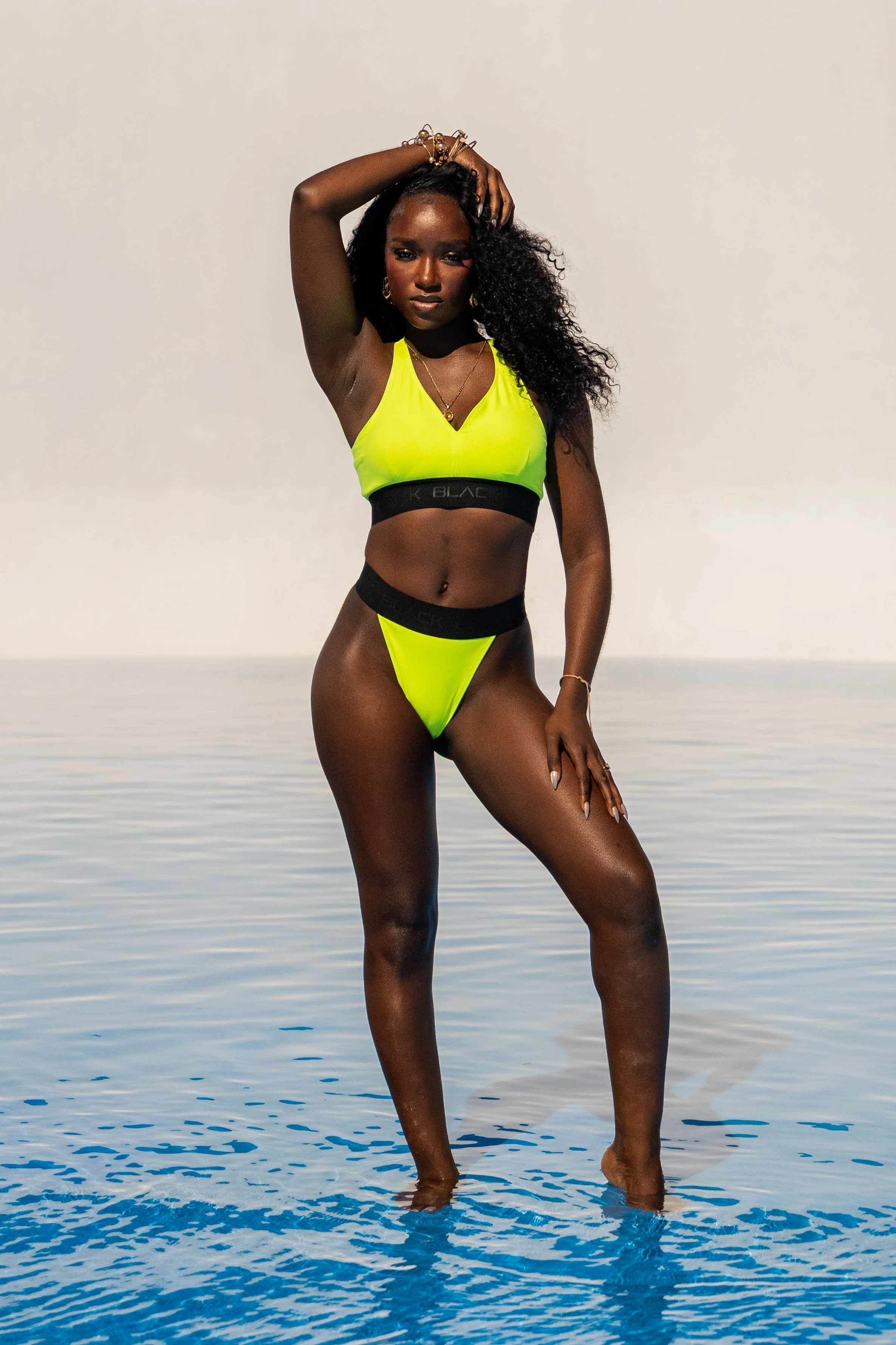 Black Band Swim Top - Image 6