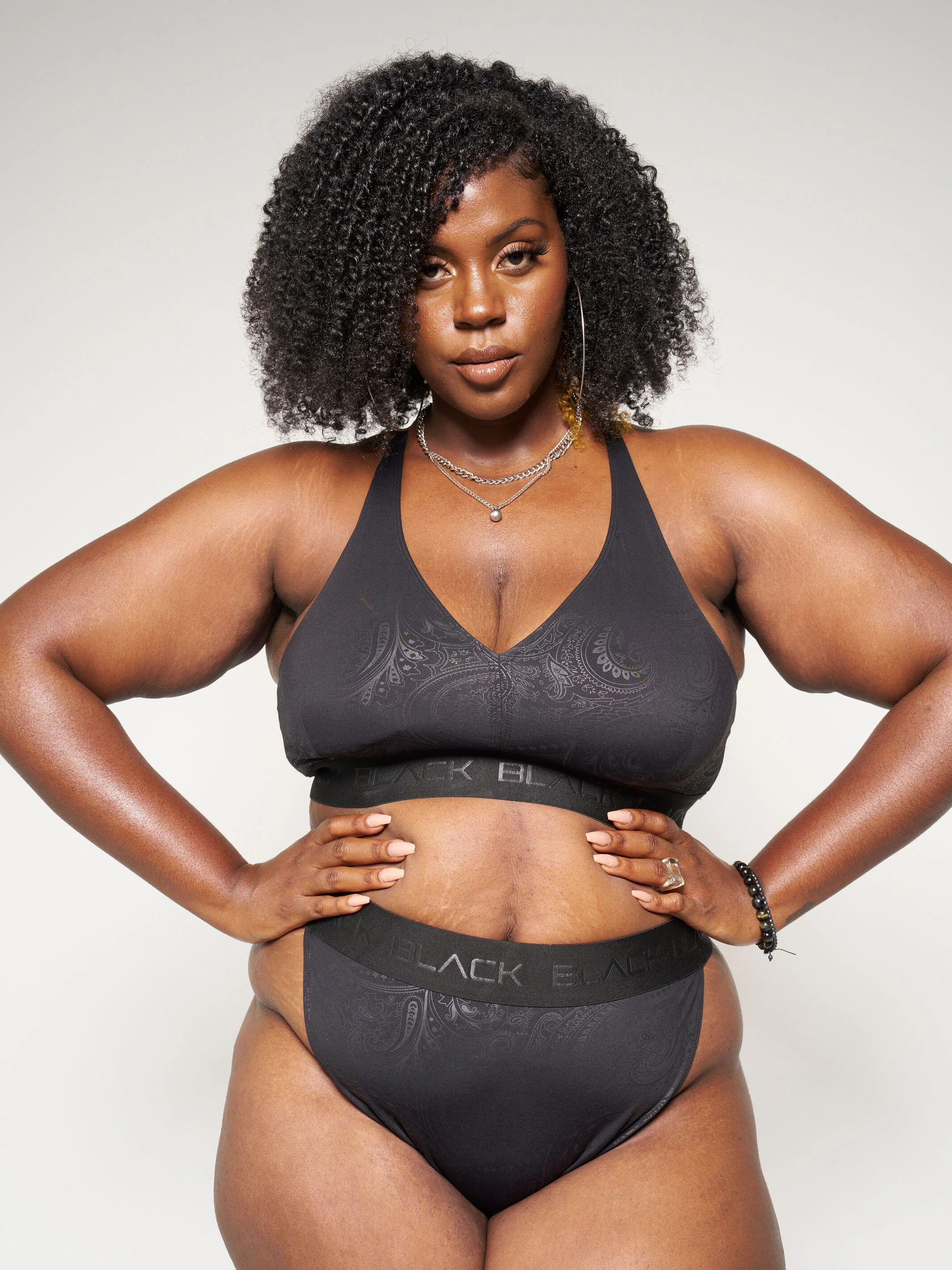 Black Band Swim Top - Image 7