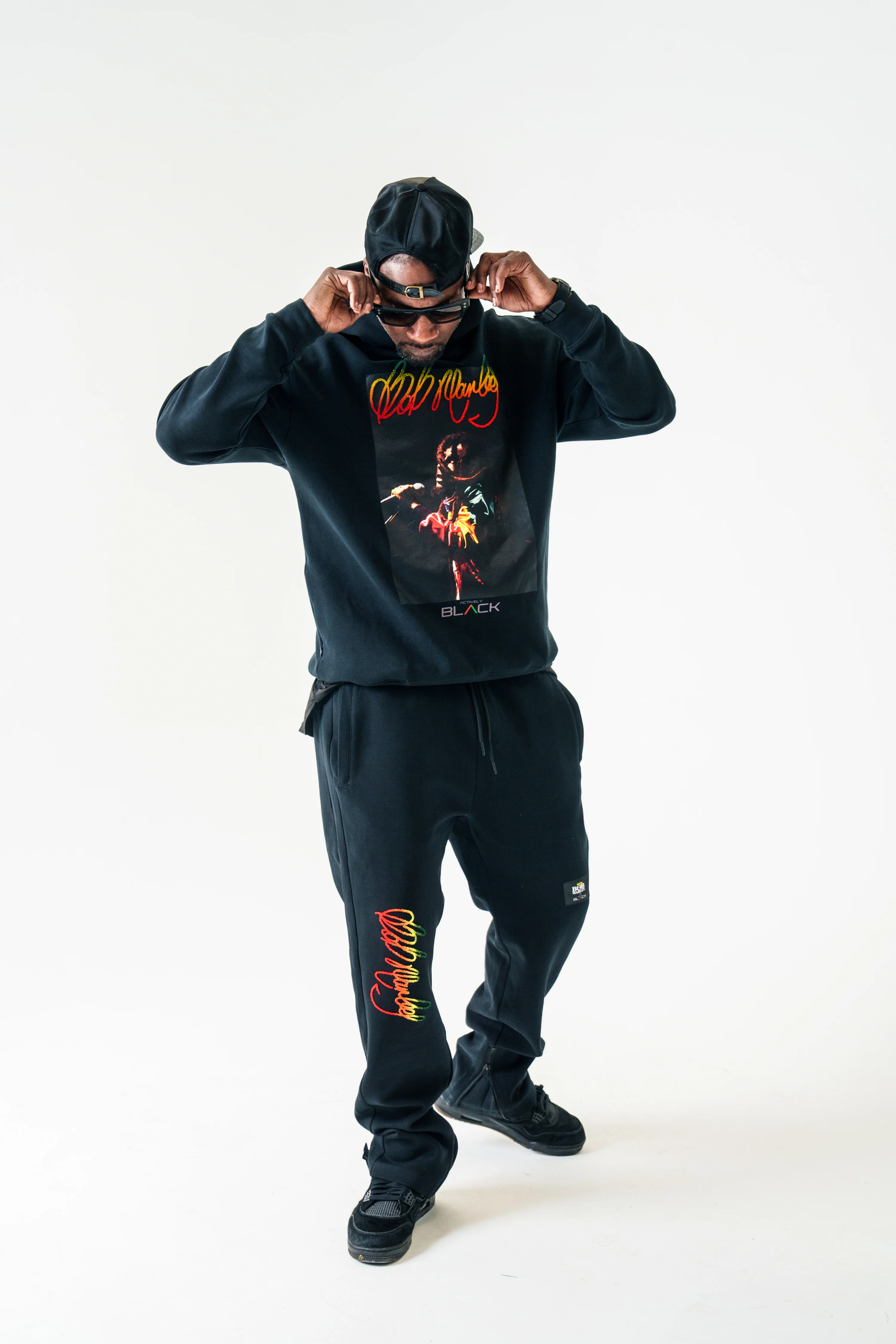 Bob Marley x Actively Black Legendary Sweatpants - Image 3