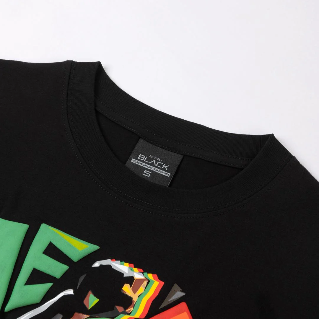 Bob Marley x Actively Black One Love Shirt - Image 5