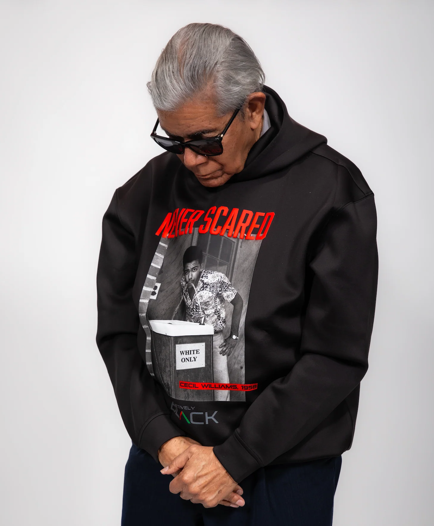 Cecil Williams x Actively Black NEVER SCARED Hoodie - Image 10