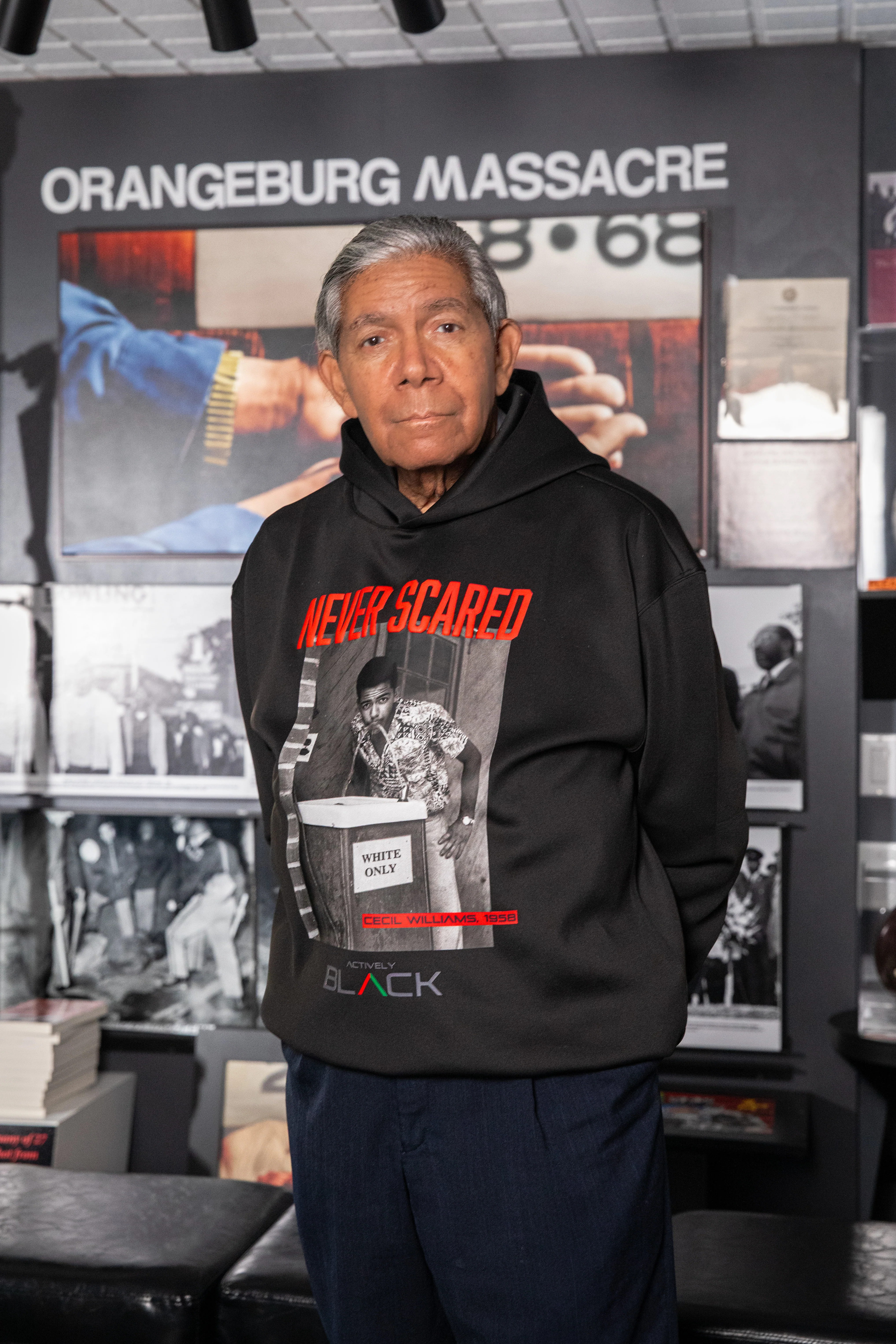 Cecil Williams x Actively Black NEVER SCARED Hoodie - Image 5
