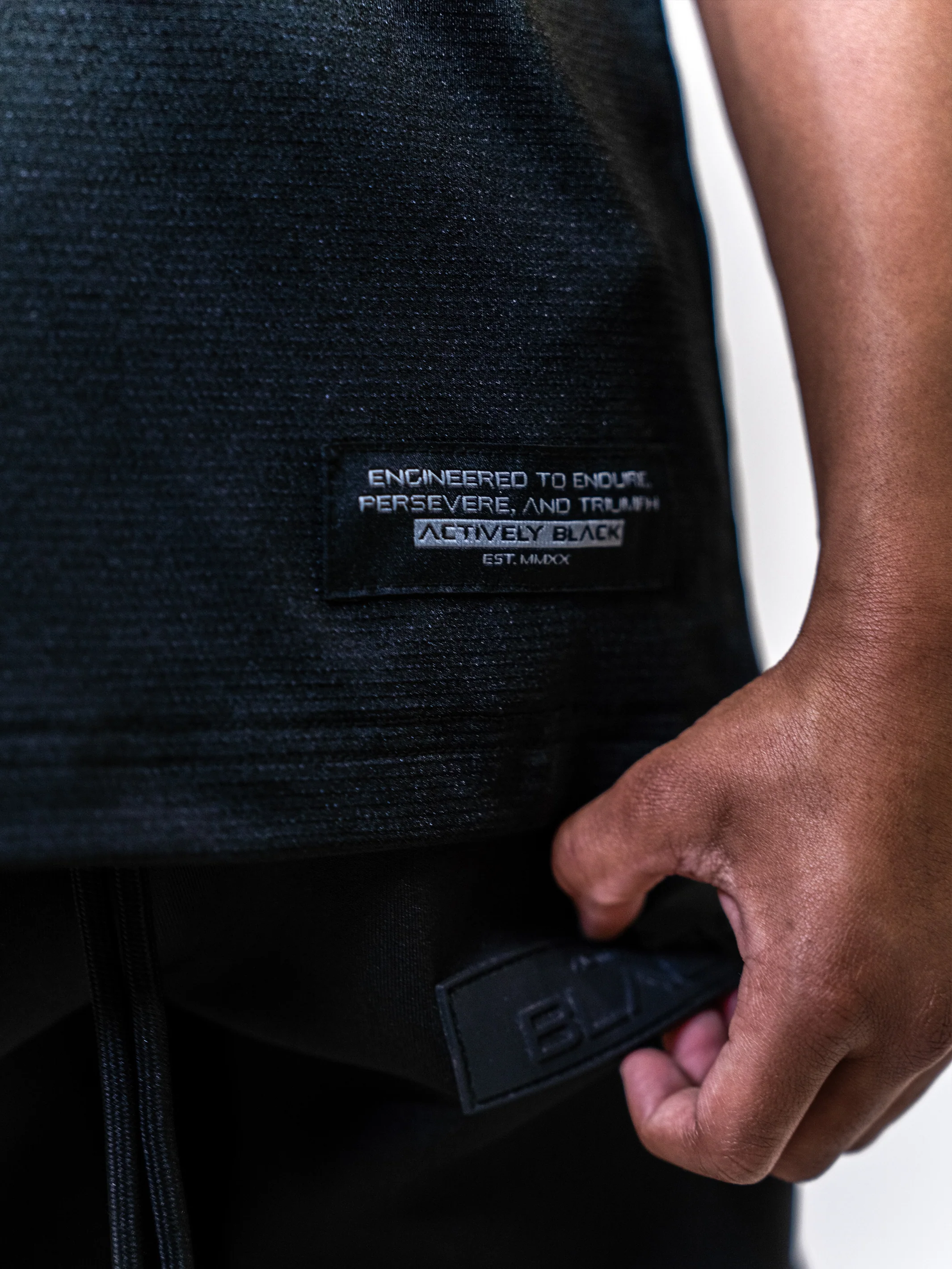 Kids Actively Black Stealth Performance Shirt - Image 5