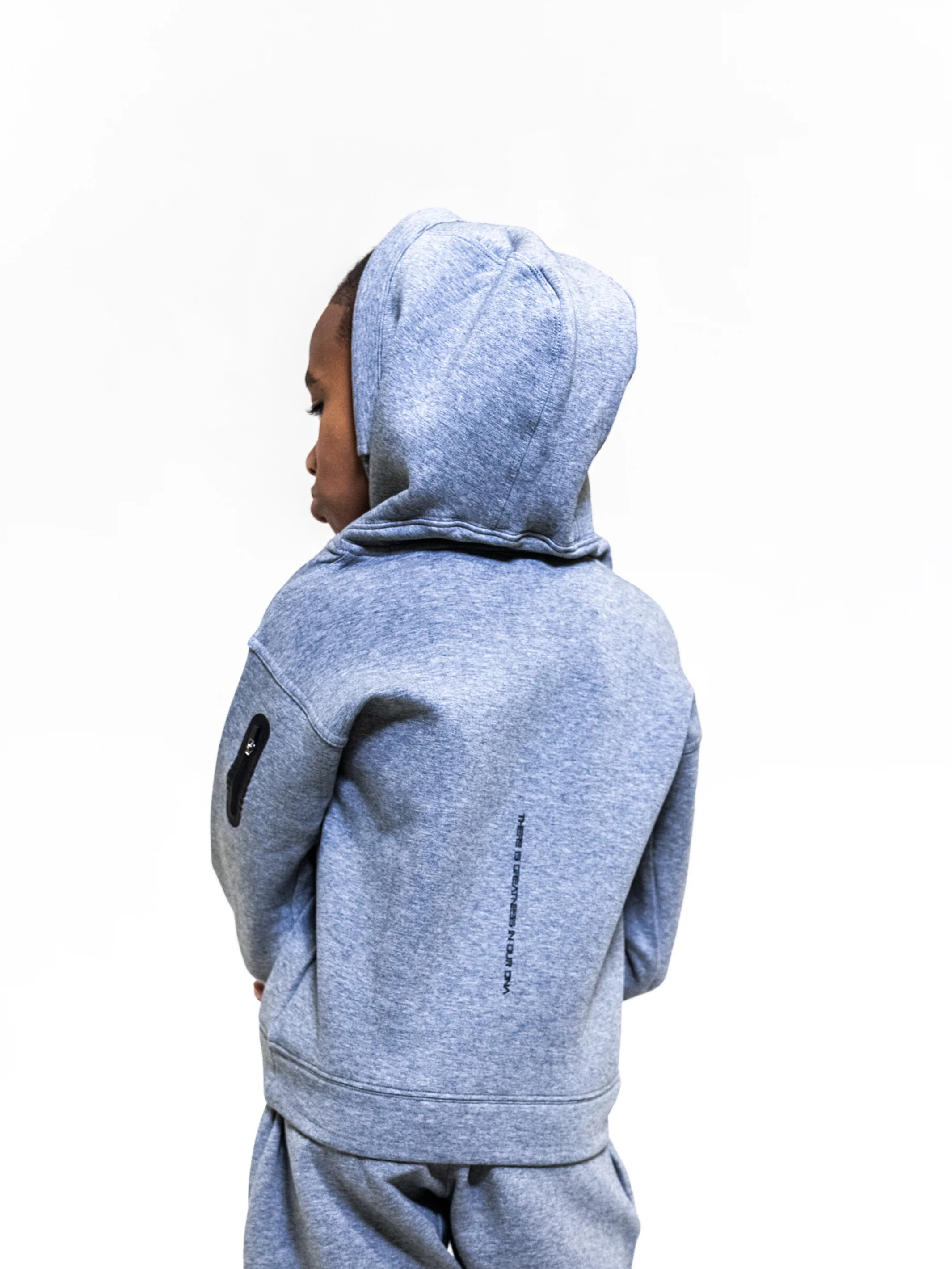 Kids Actively Black Performance Tech Hoodie - Image 8
