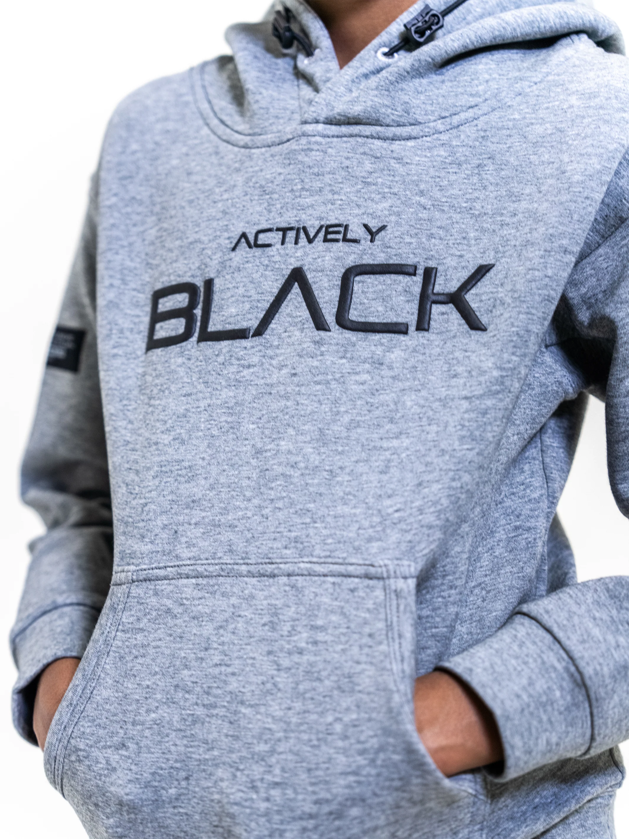 Kids Actively Black Performance Tech Hoodie - Image 9