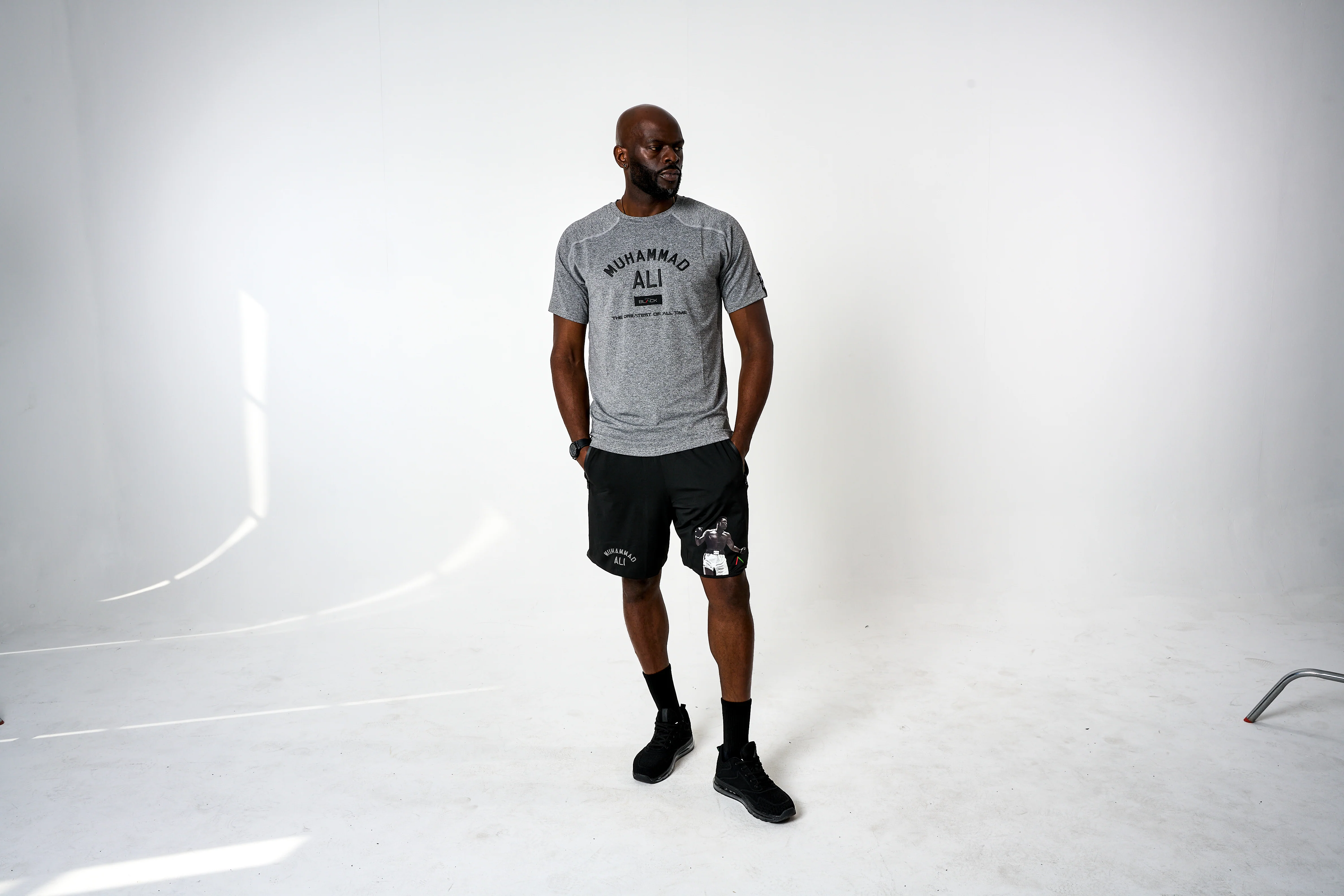 Men's Ali x Actively Black G.O.A.T. Shorts - Image 3