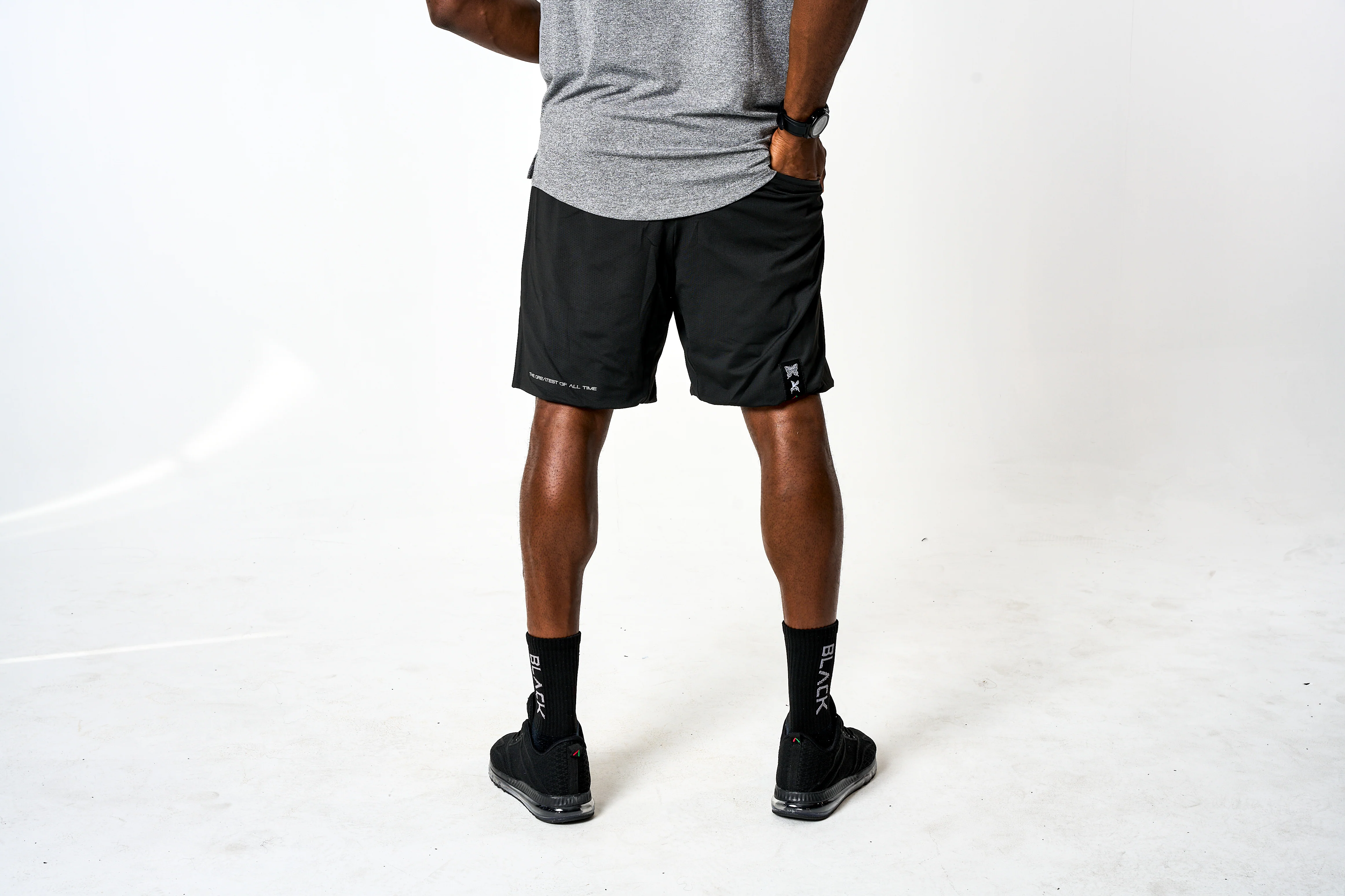Men's Ali x Actively Black G.O.A.T. Shorts - Image 7