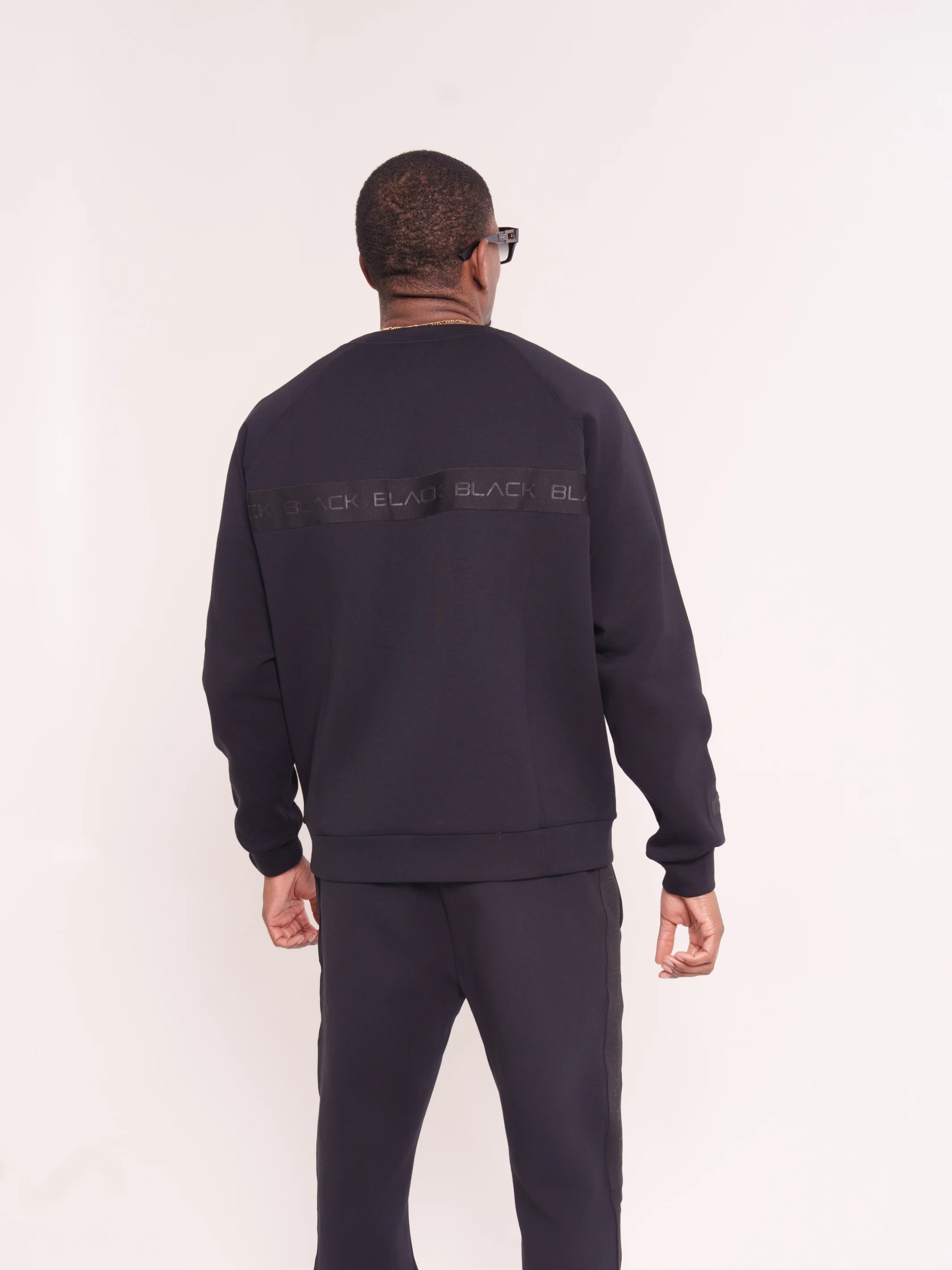 Men's Black Band Luxe Crewneck - Image 13