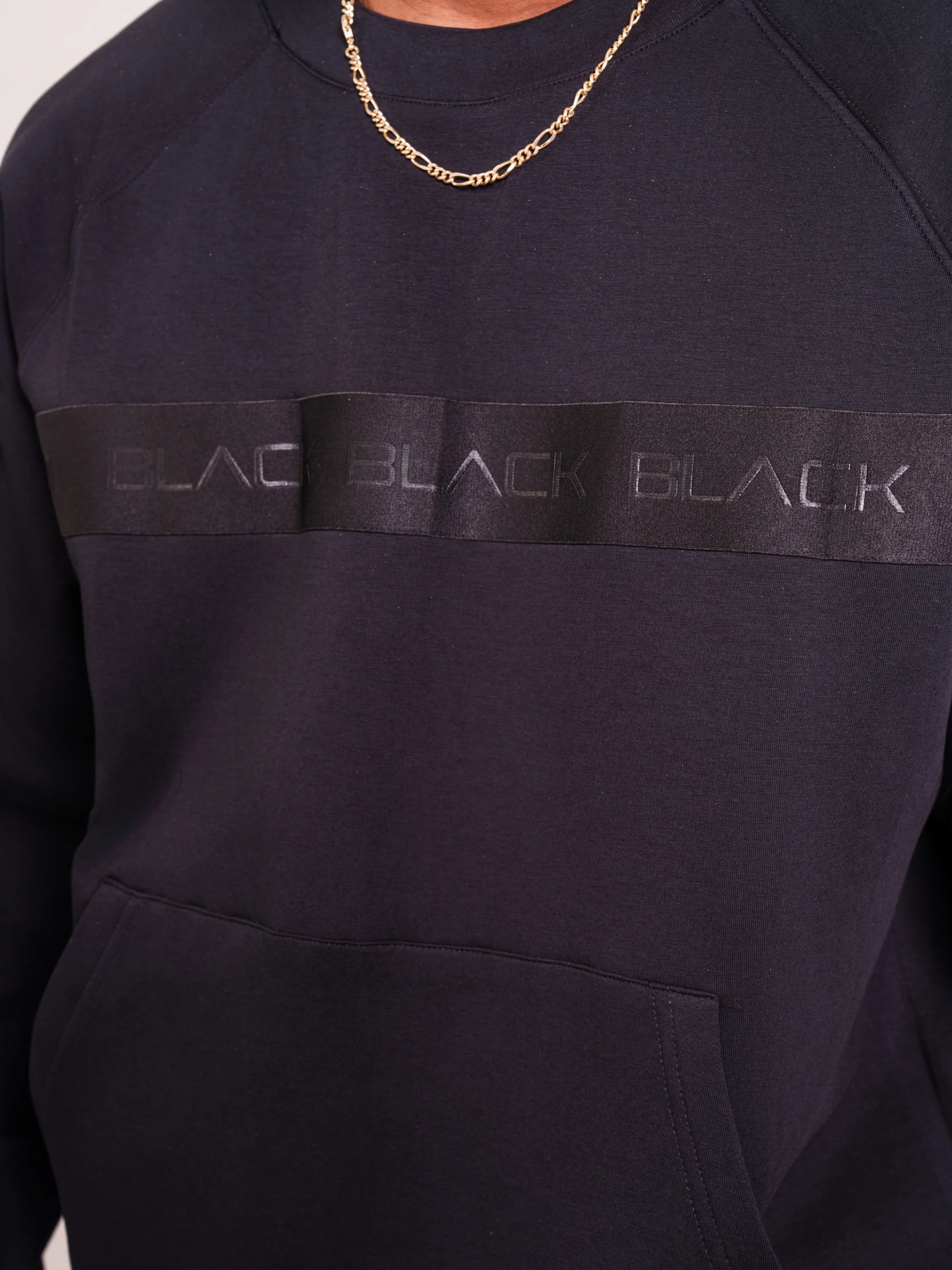 Men's Black Band Luxe Crewneck - Image 14