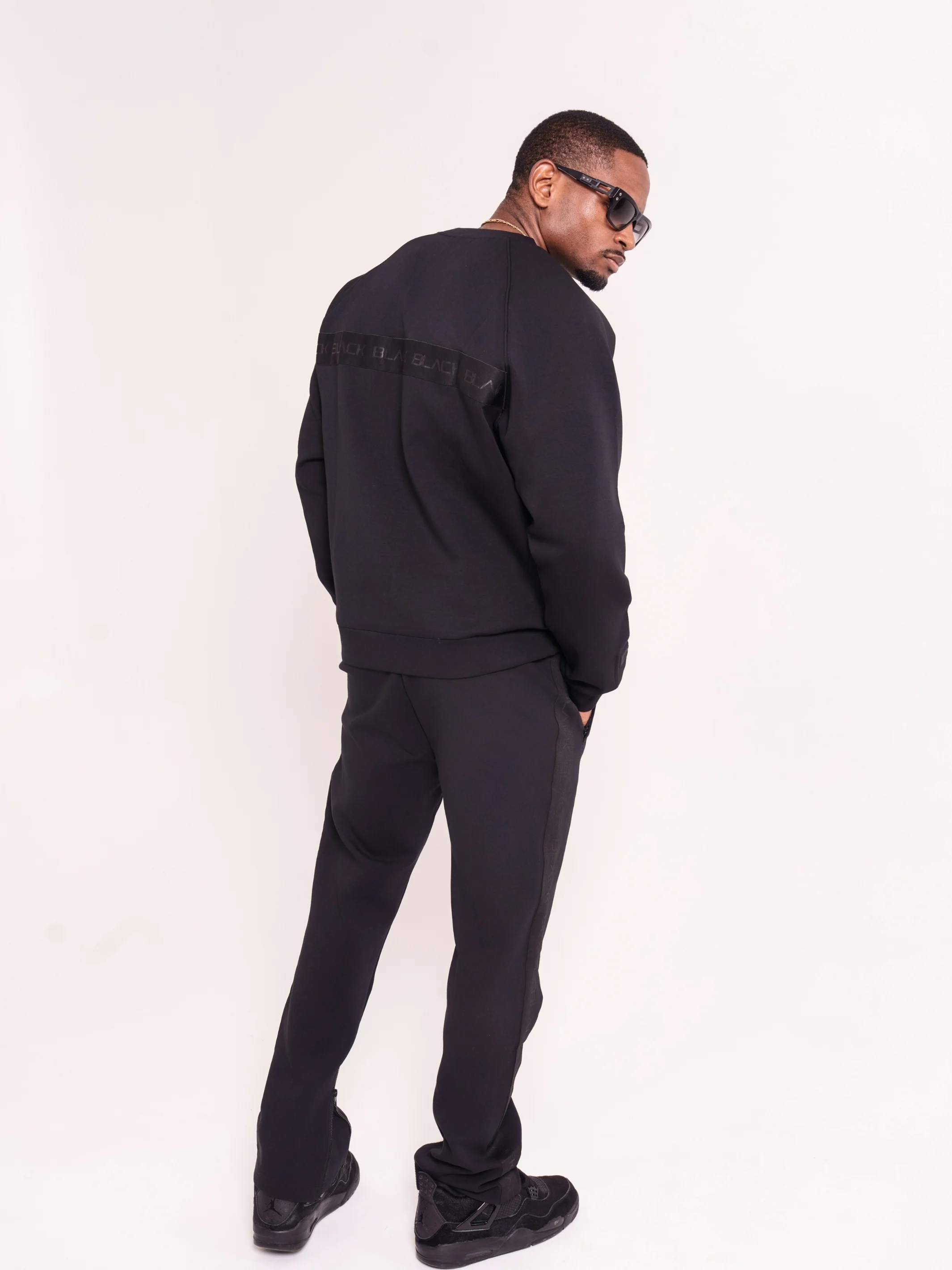 Men's Black Band Luxe Pants - Image 6