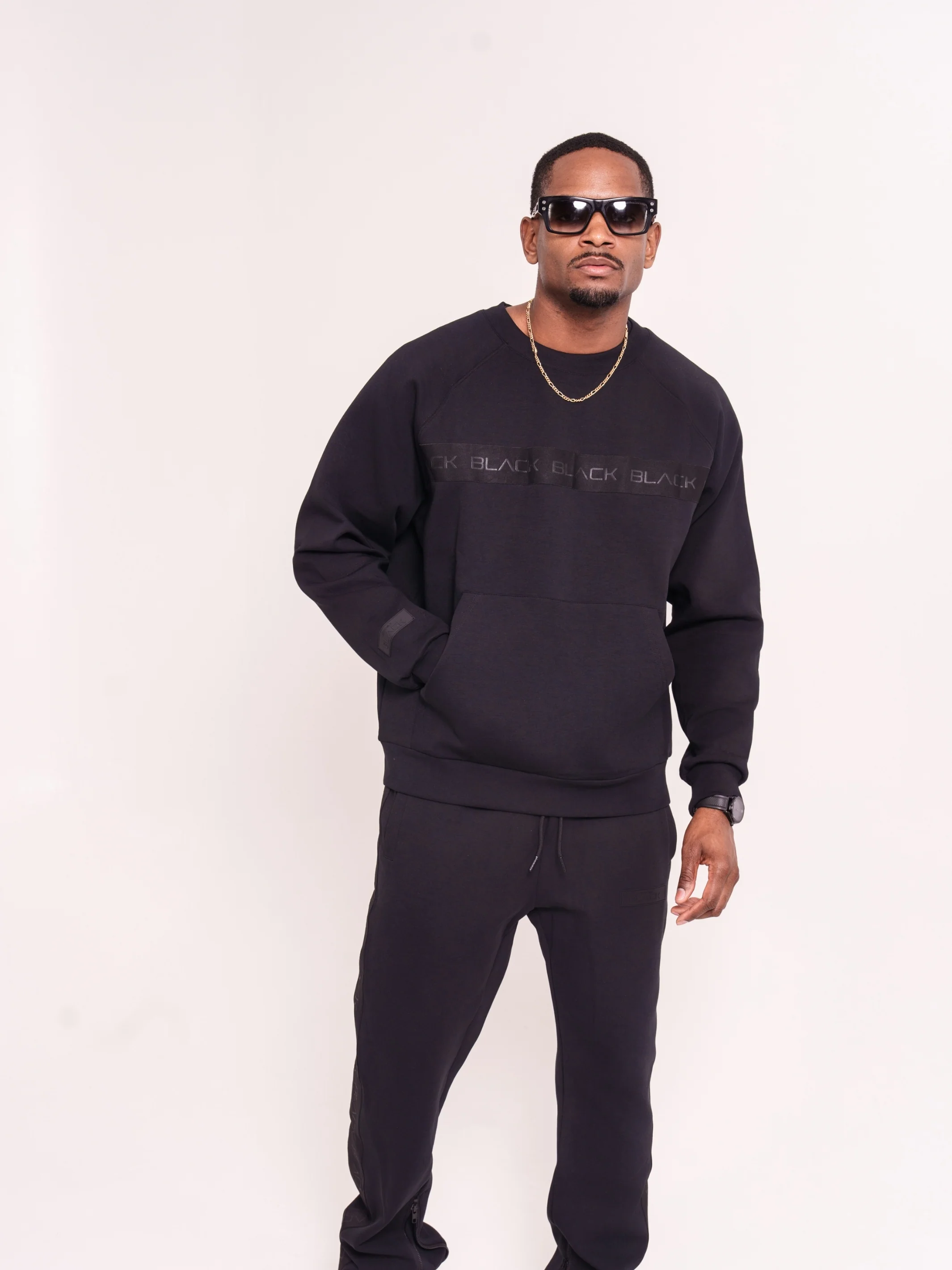 Men's Black Band Luxe Pants - Image 8
