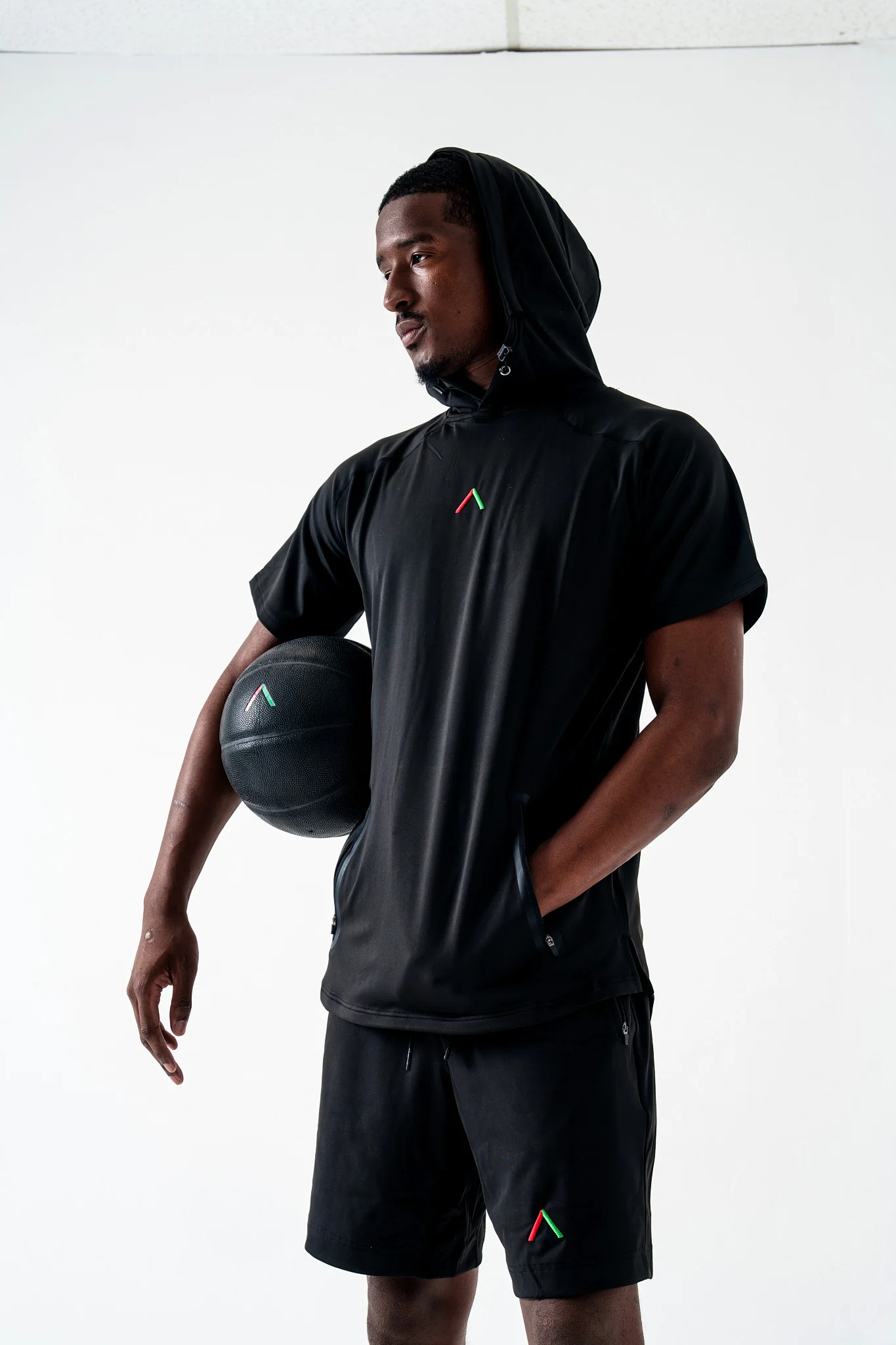 Men's Pinnacle Short Sleeve Hoodie - Image 12