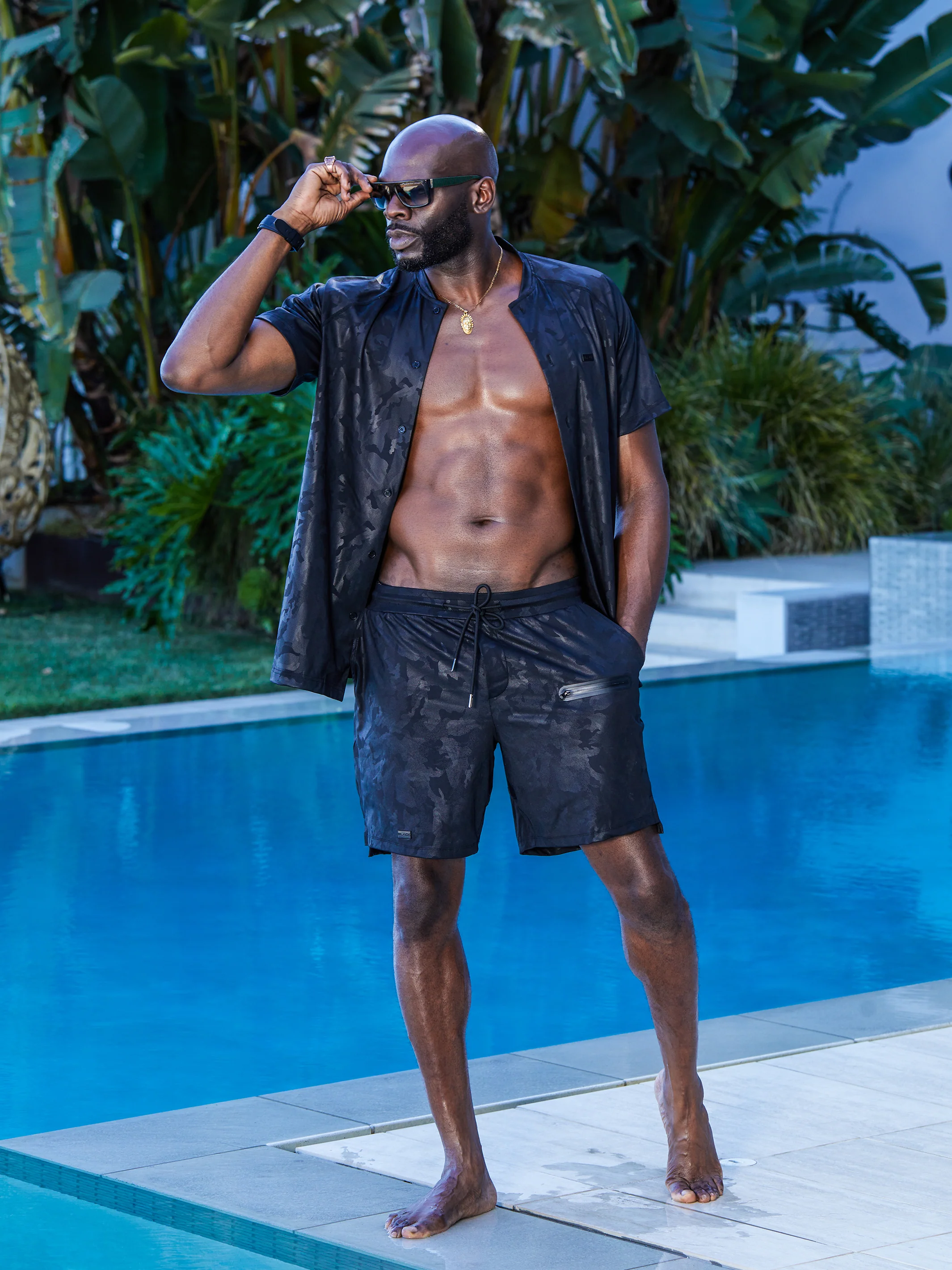 Men's Swimwear Lifestyle Shorts TRIBAL PRINT - Image 7