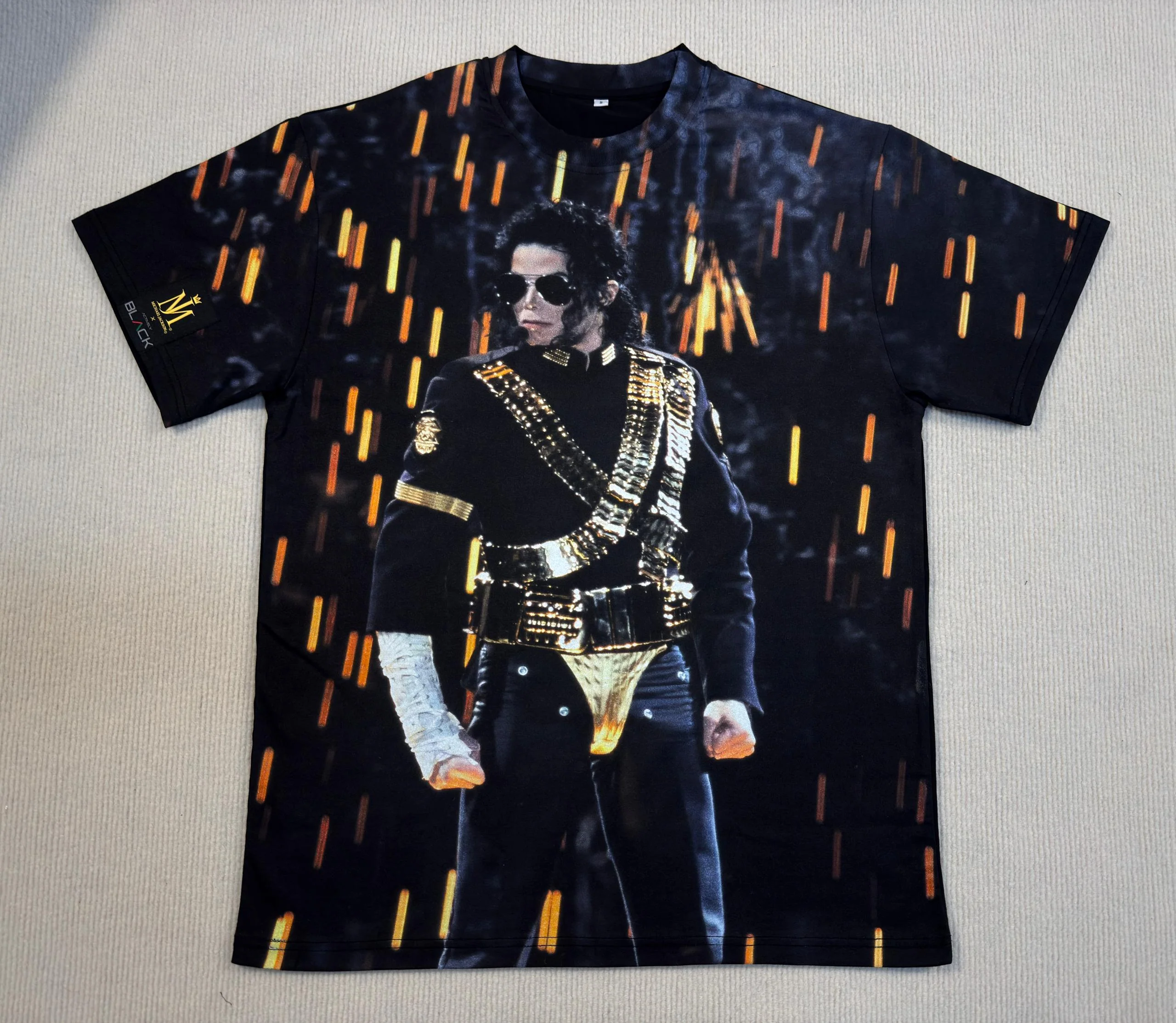 Michael Jackson Standing All Over Print Shirt