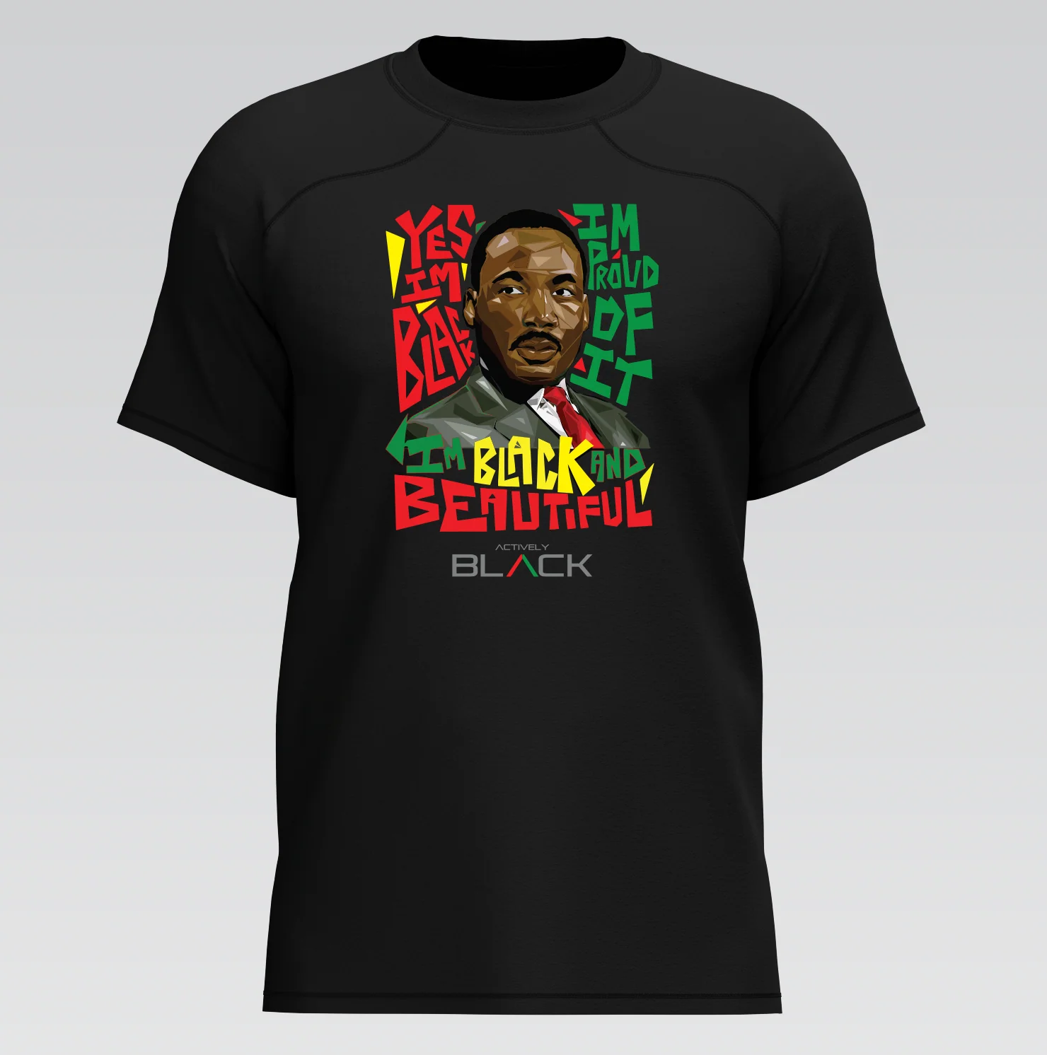 MLK x Actively Black and Beautiful Performance Shirt - Image 3