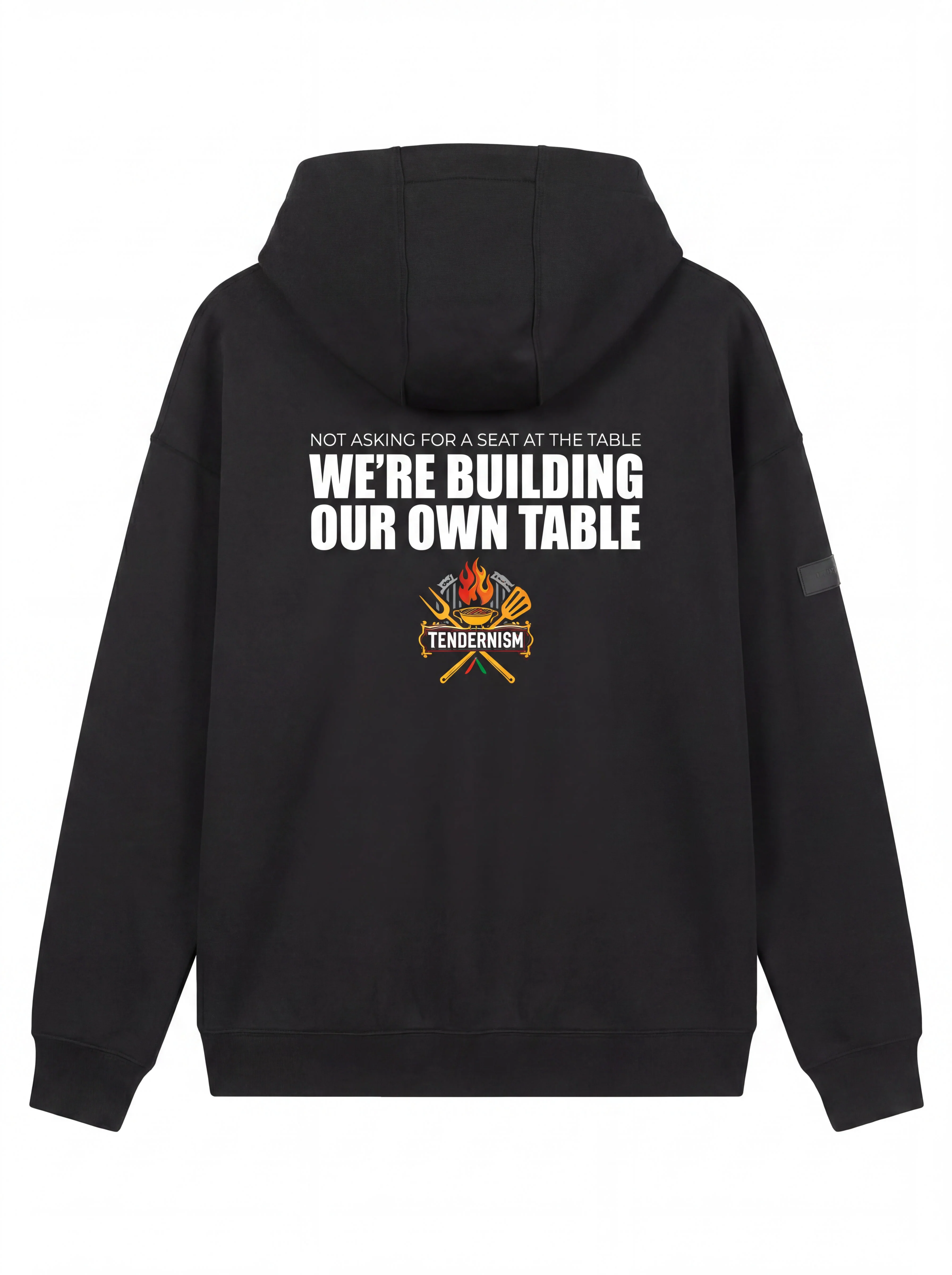 Tendernism x Actively Black Performance Hoodie - Image 3