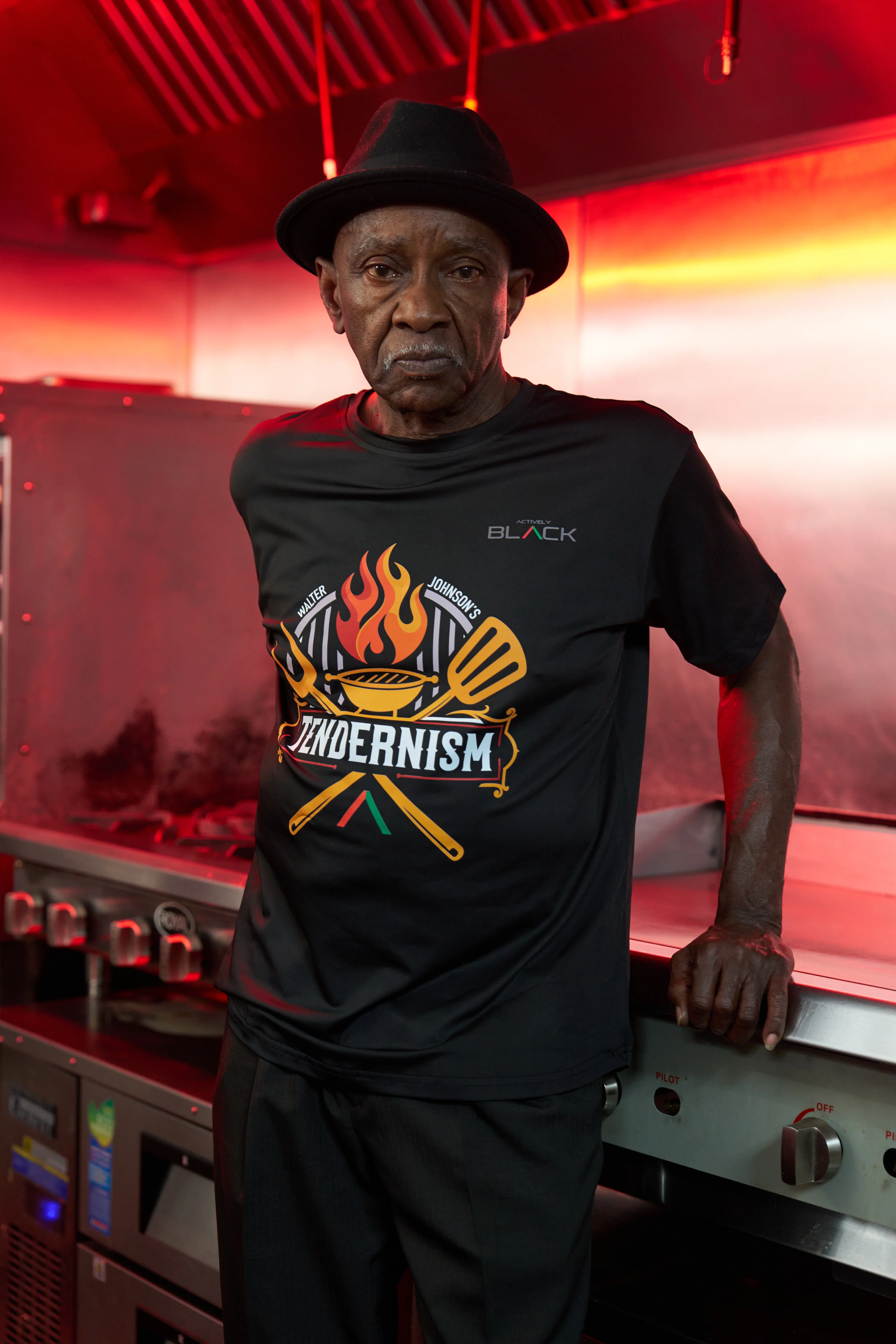 Tendernism x Actively Black Statement Performance Shirt