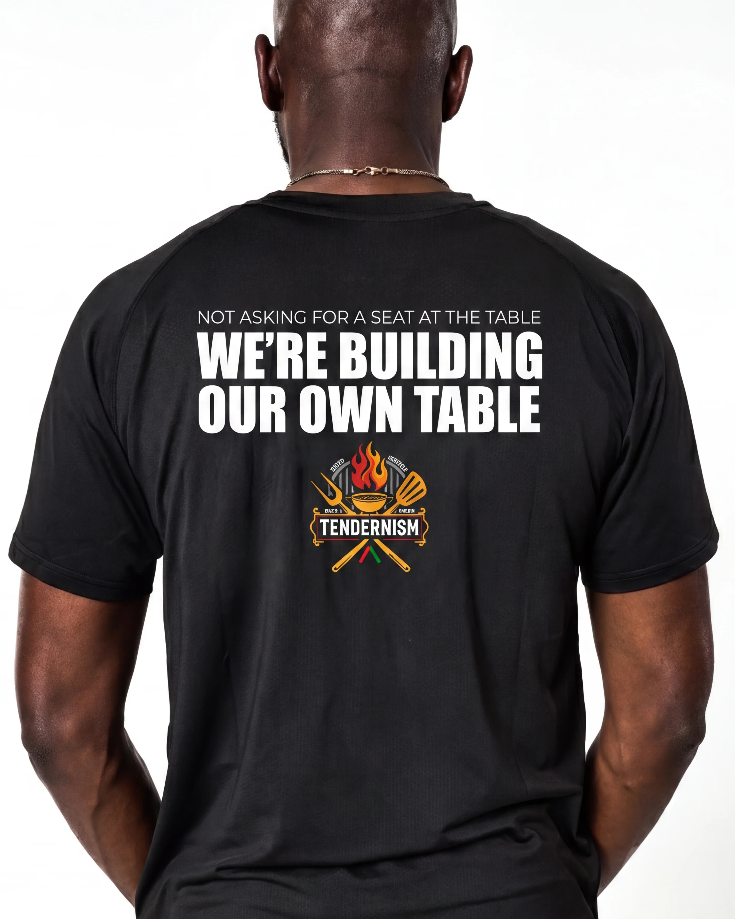 Tendernism x Actively Black Statement Performance Shirt - Image 4