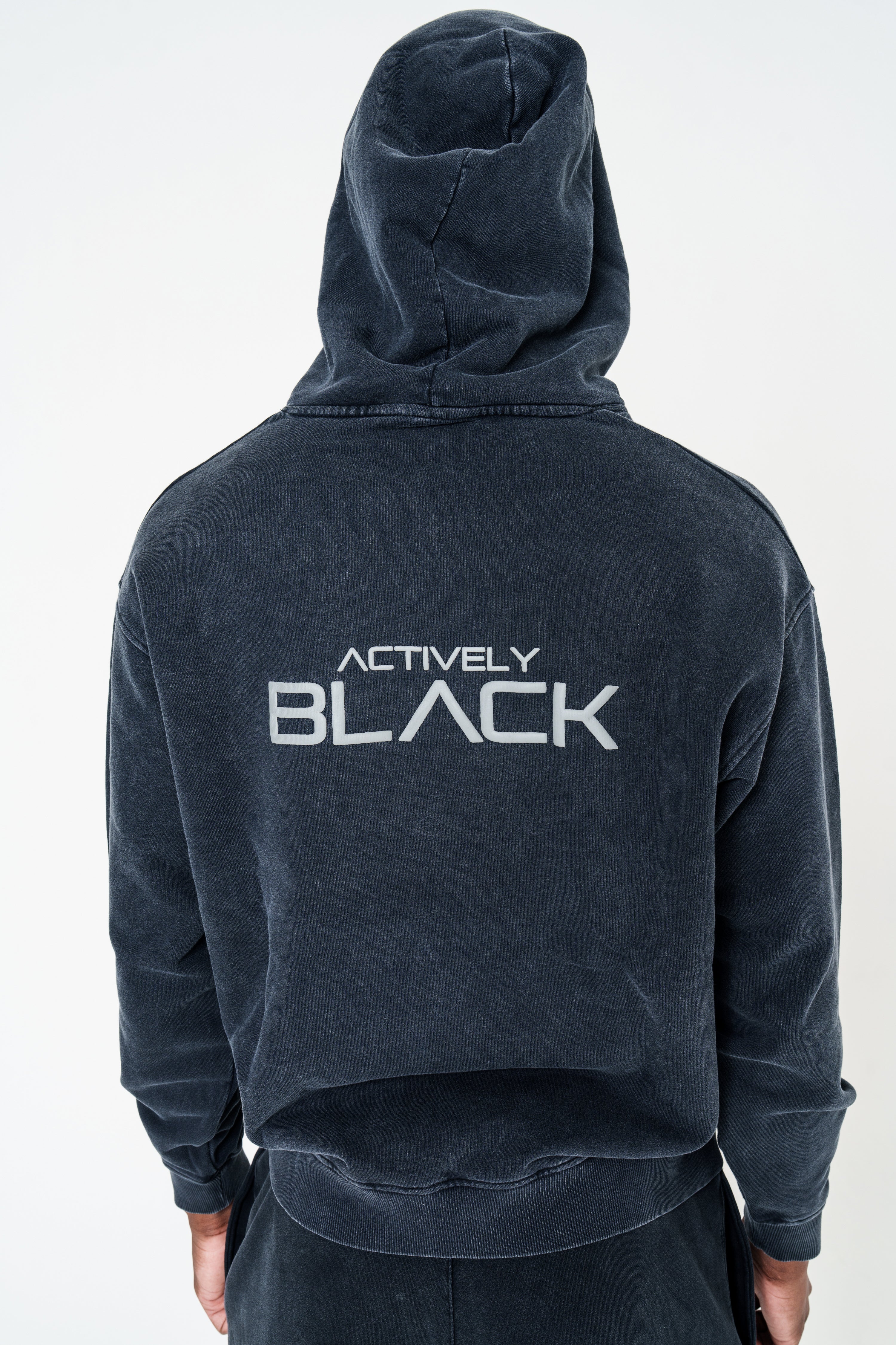 Unisex Actively Black Vintage Lifestyle Hoodie - Image 23