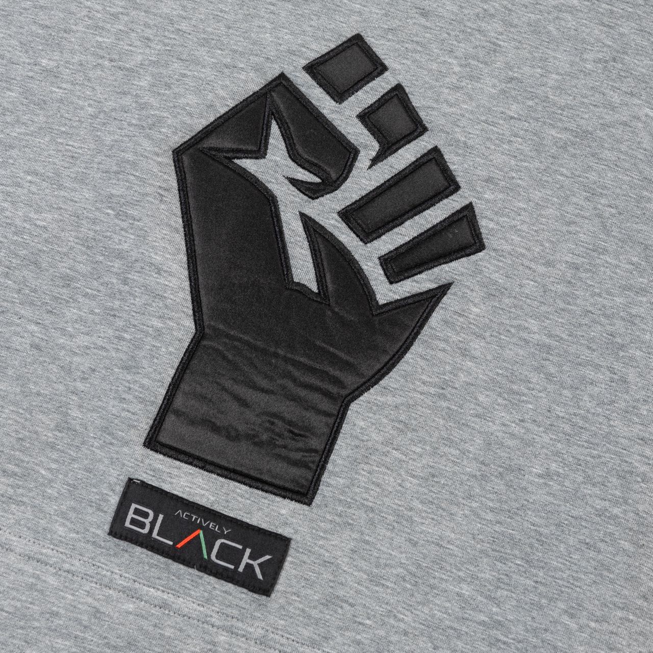 Unisex Black Fist Performance Tech Crewneck - Image 3
