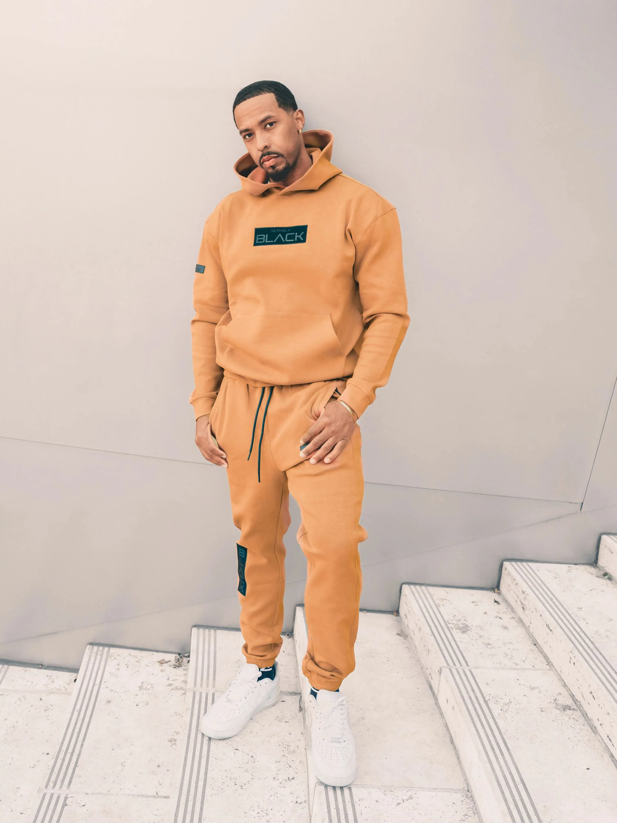 Unisex Embossed Patch Joggers - Image 3