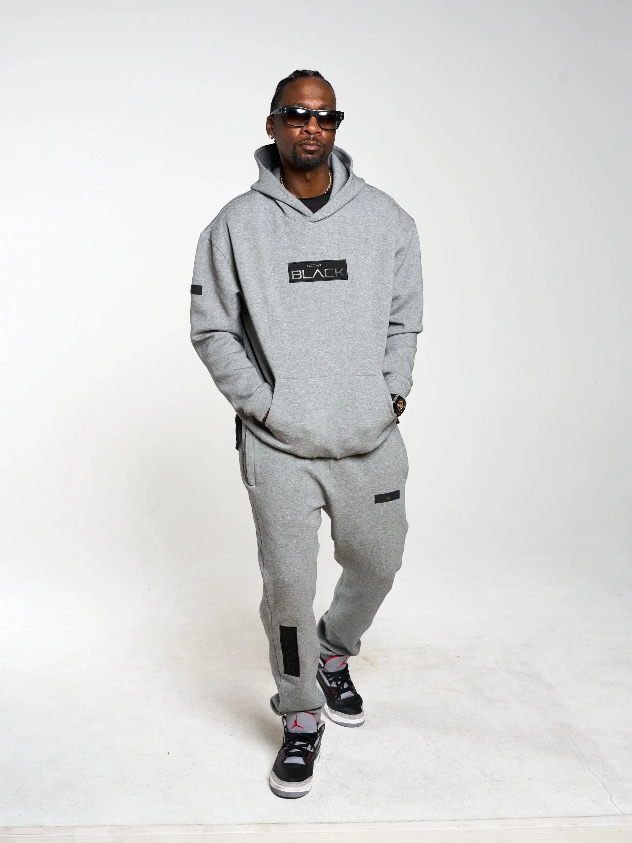 Unisex Embossed Patch Joggers - Image 5