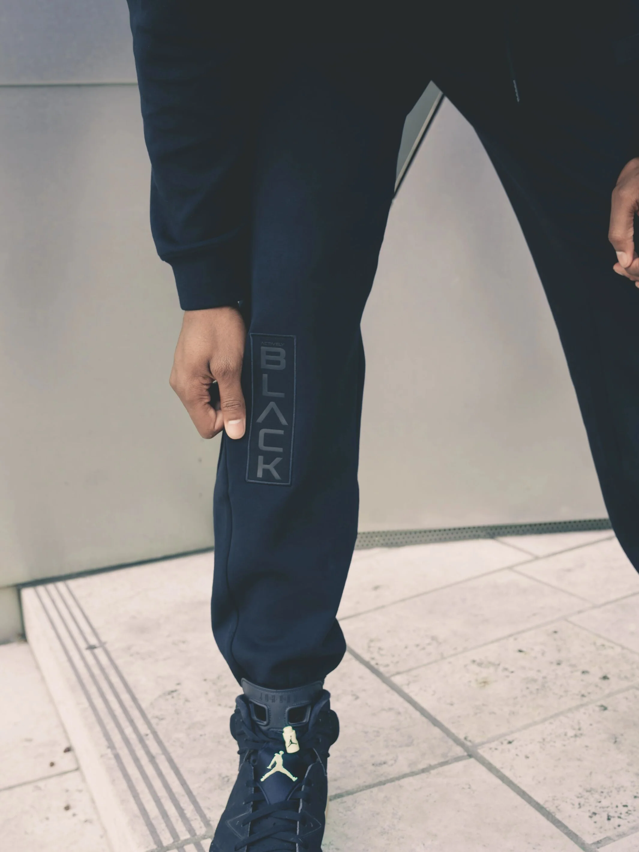 Unisex Embossed Patch Joggers - Image 6
