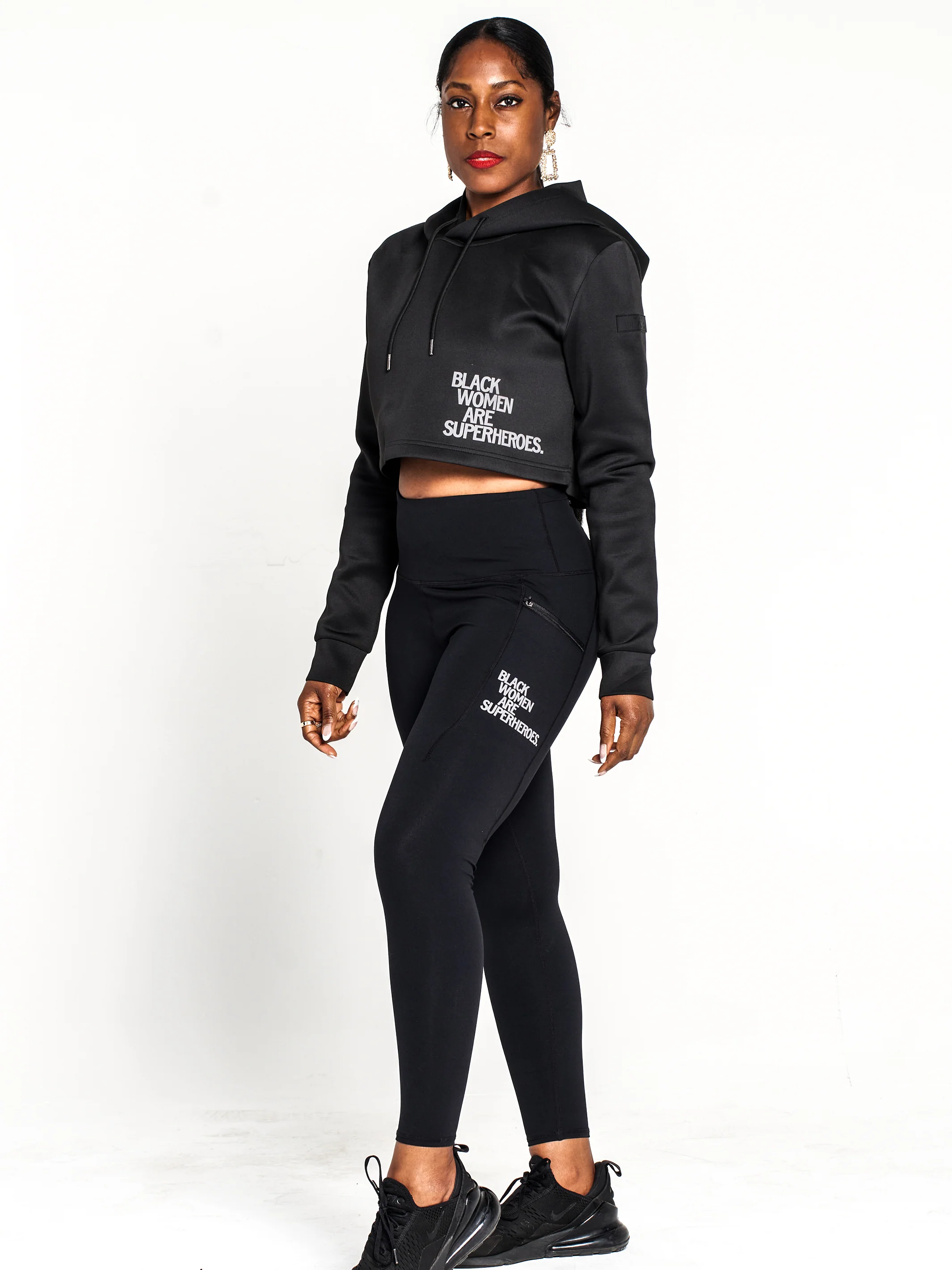 Women's BWAS Crop Hoodie - Image 4