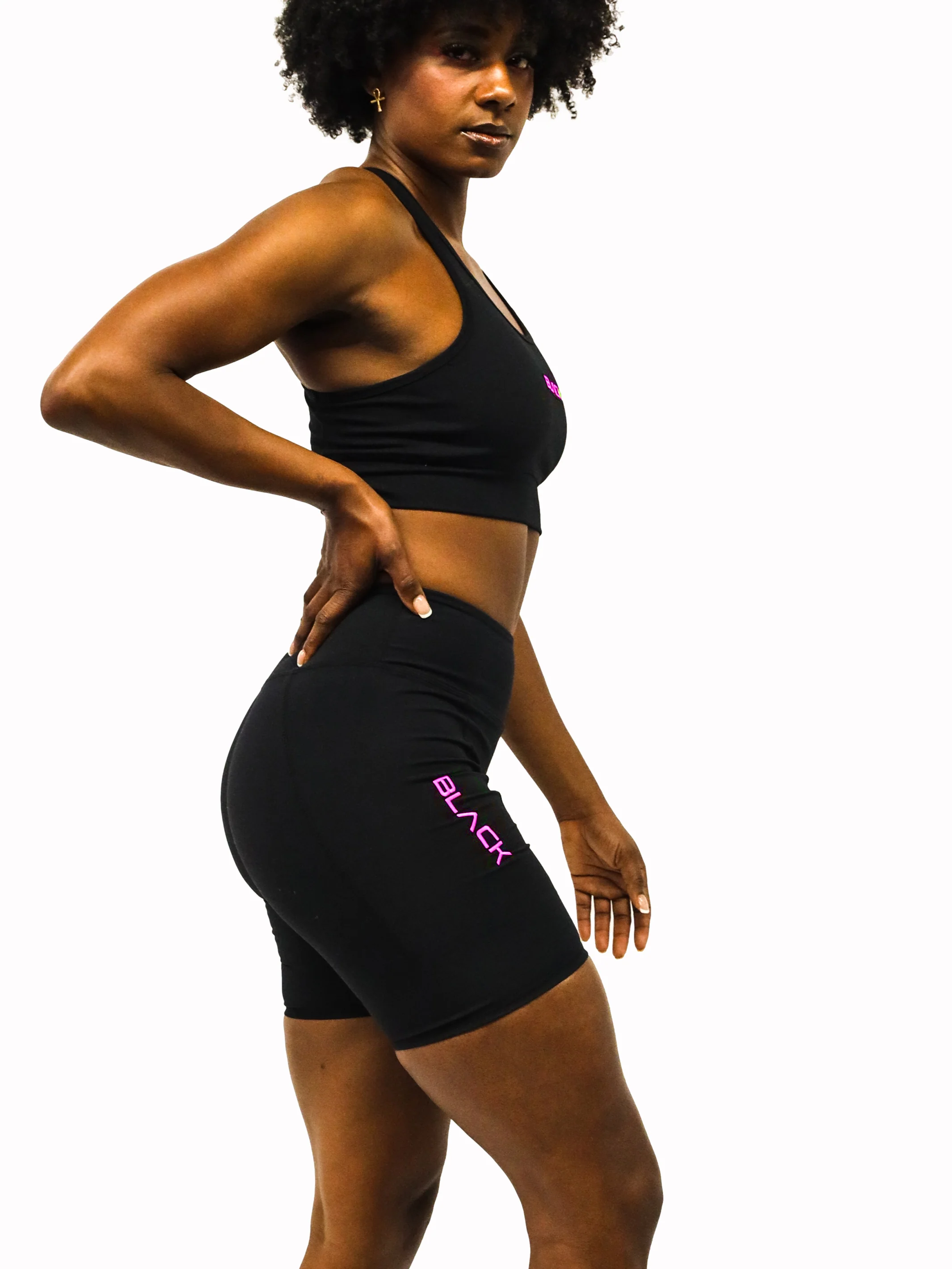 Women's Neon Biker Shorts - Image 4