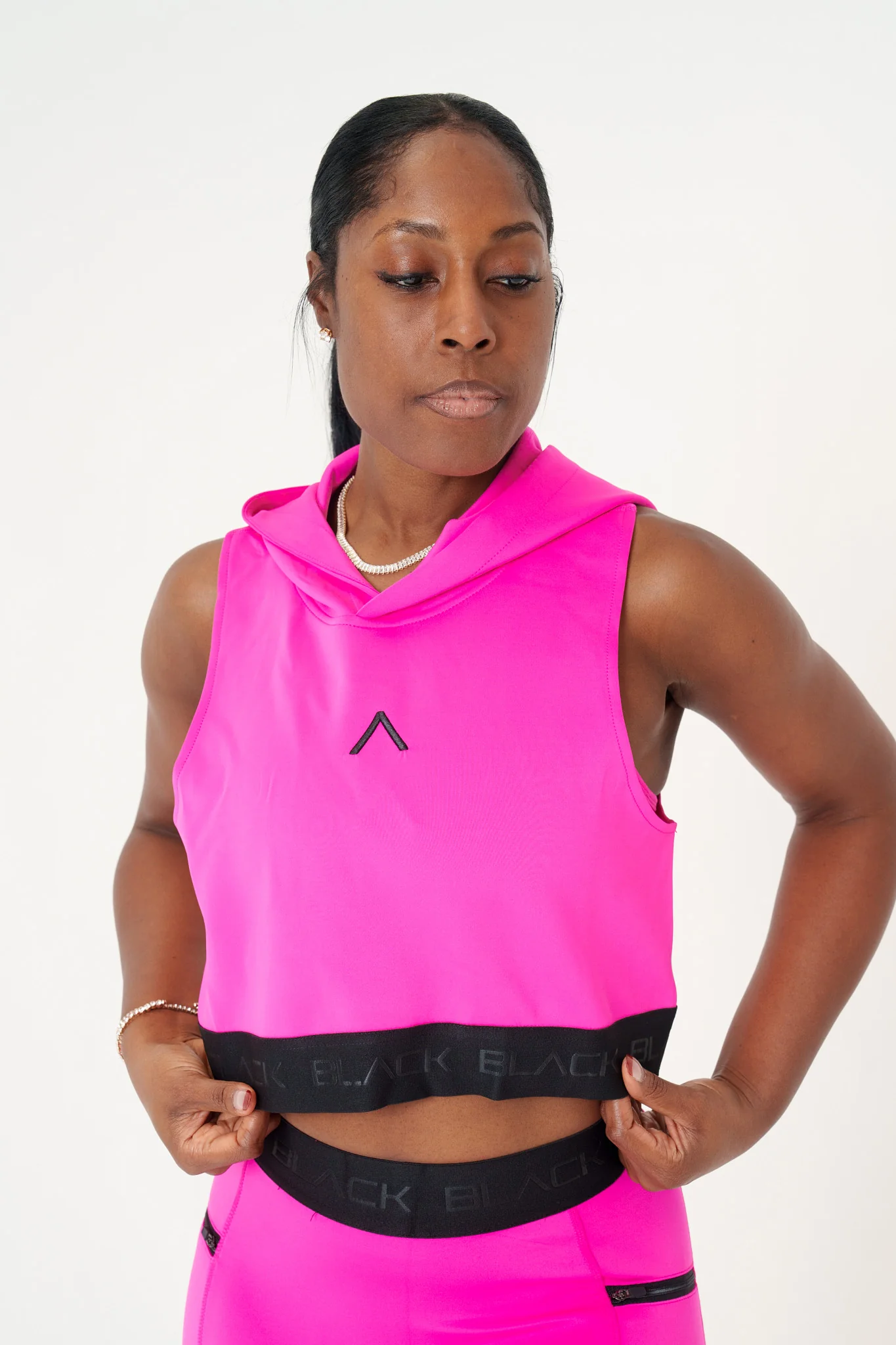 Women's Pinnacle Sleeveless Hoodie - Image 4