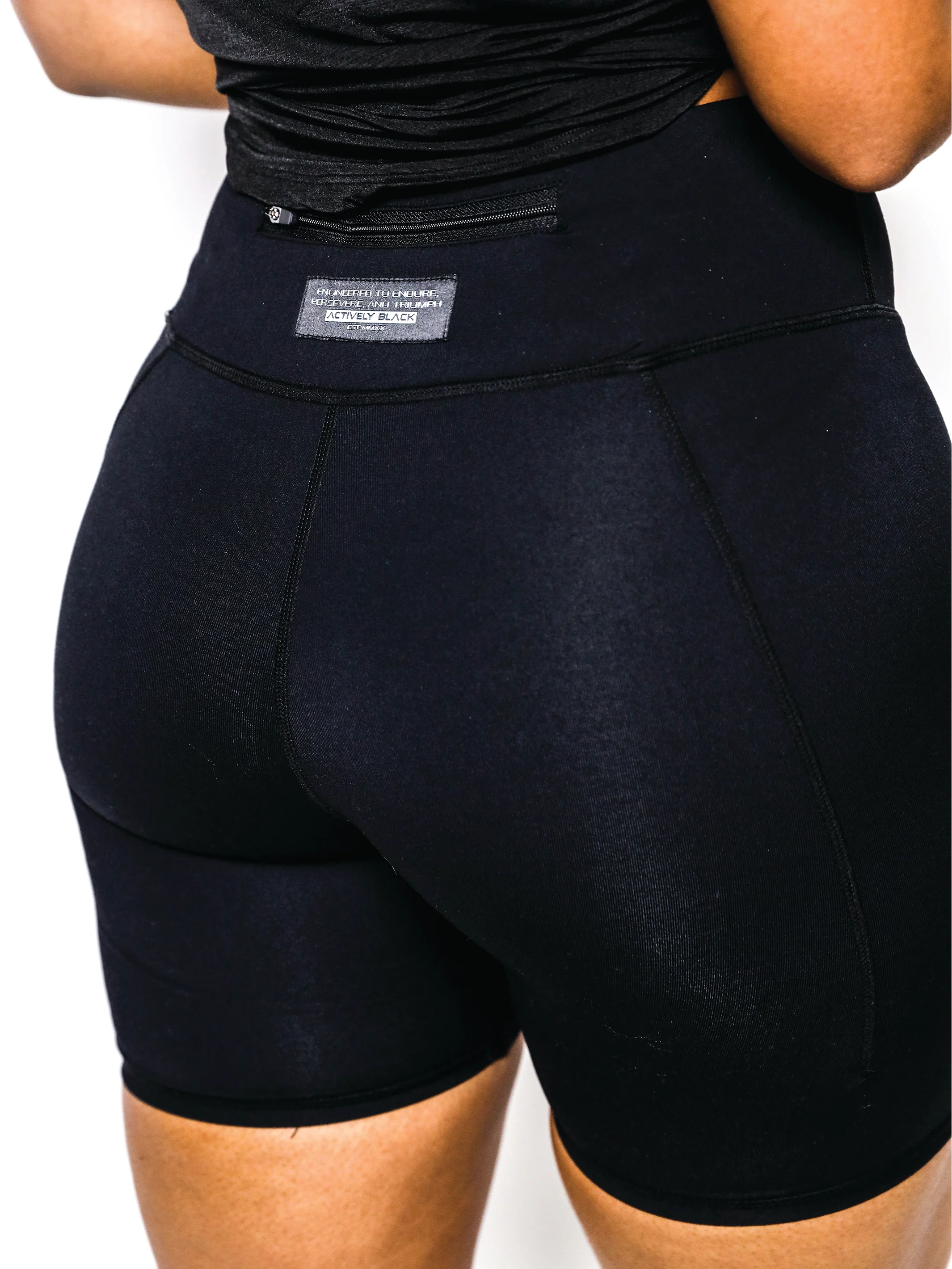 Women's Puff Print Biker Shorts - Image 4